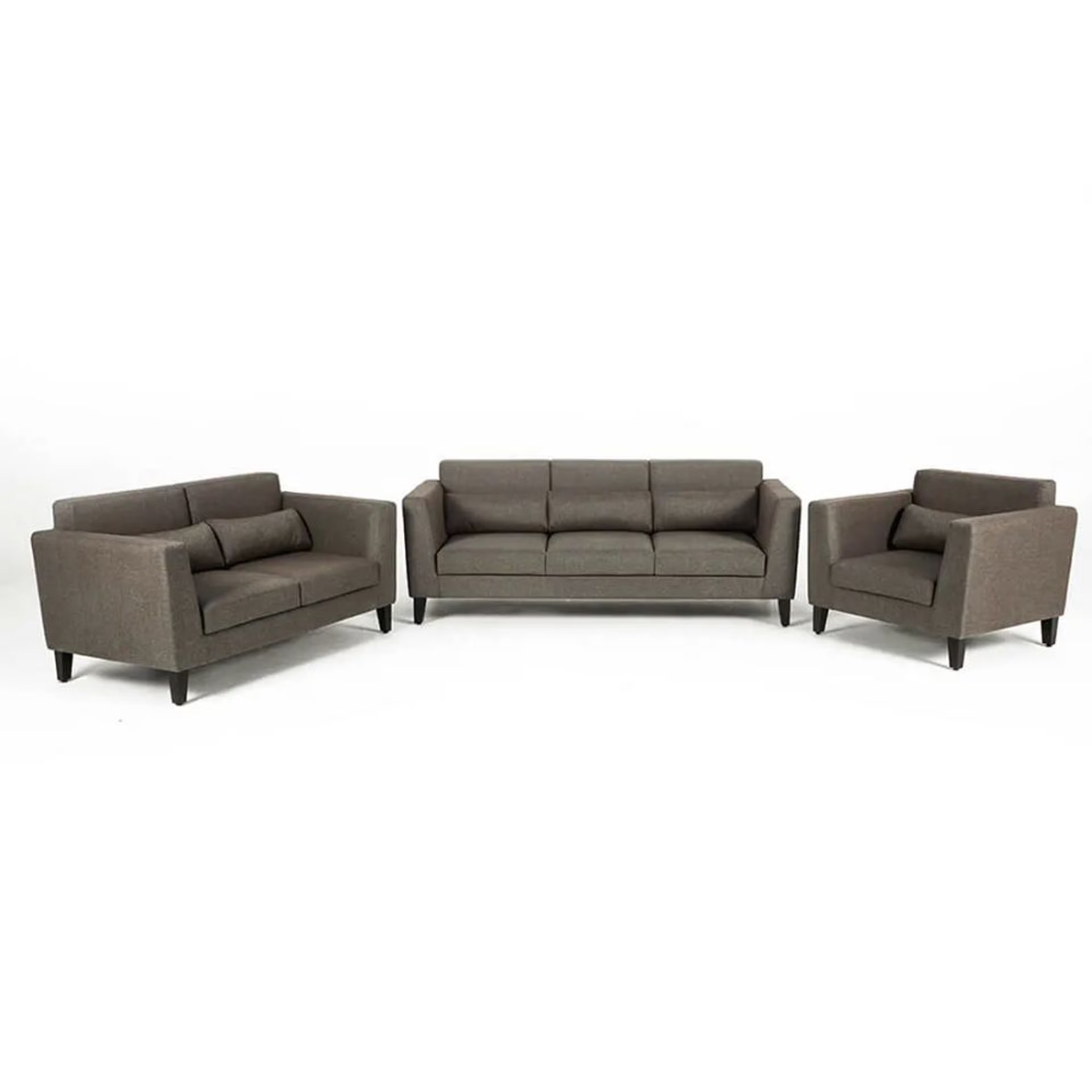 Home 30 Wakefit SnoozePro Sofa Set Regular, 3 Seater + 2 Seater + 1 Seater, Omega Grey