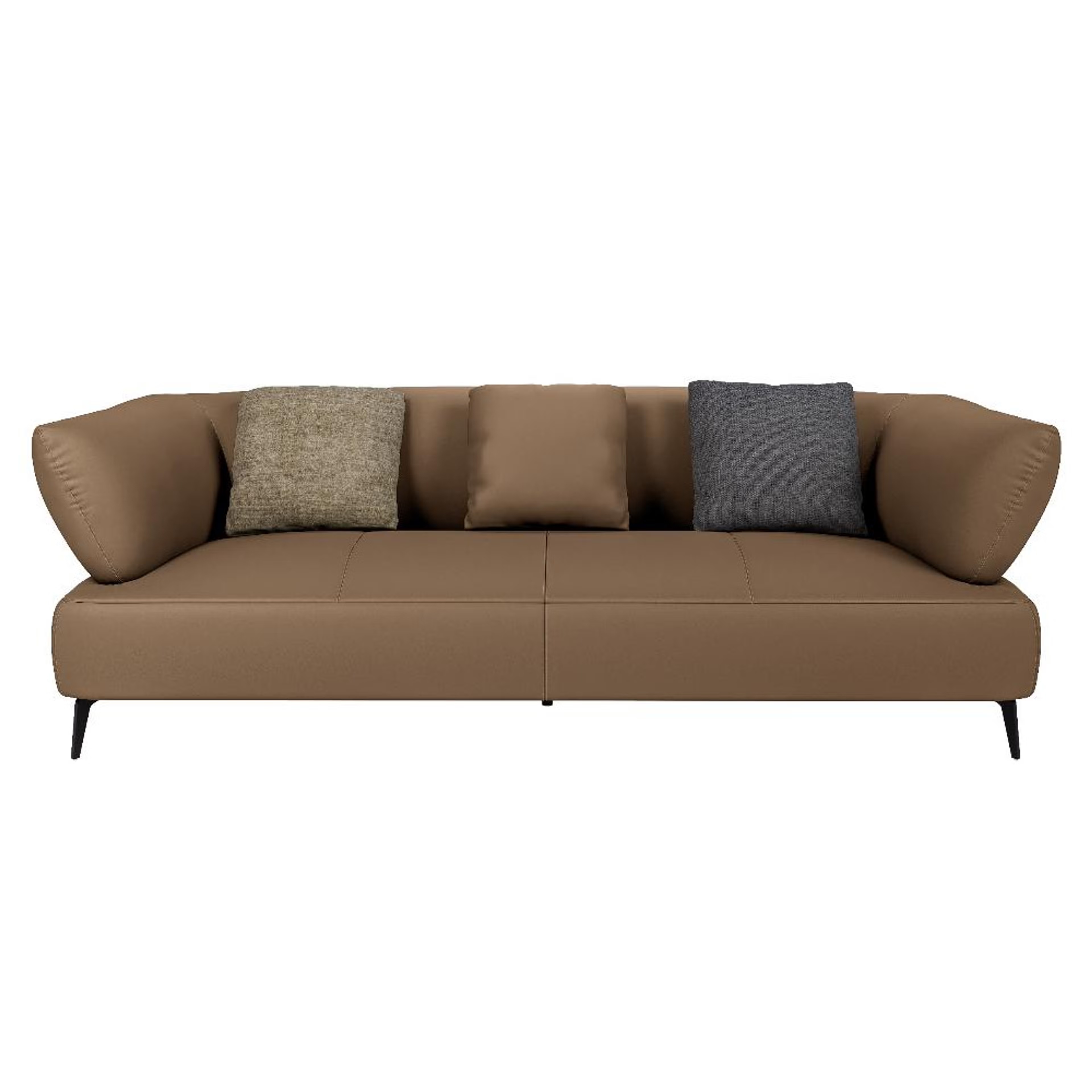 Wakefit Nauru Sofa - Three Seater Regular, Three Seater, Cappuccino 2 Wakefit Nauru Sofa - Three Seater Regular, Three Seater, Cappuccino