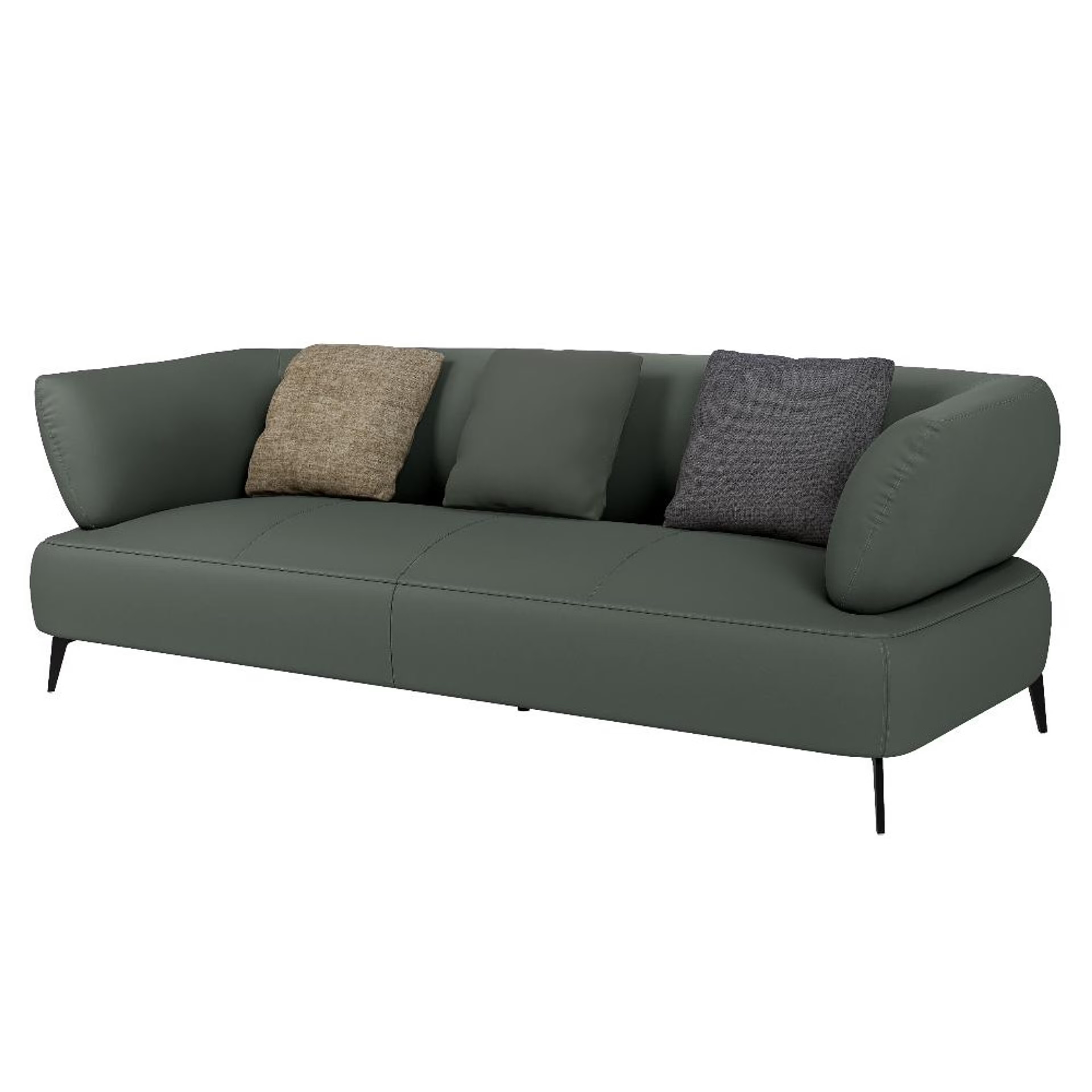 Wakefit Nauru Sofa - Three Seater Regular, Three Seater, Forest Green 4 Wakefit Nauru Sofa - Three Seater Regular, Three Seater, Forest Green