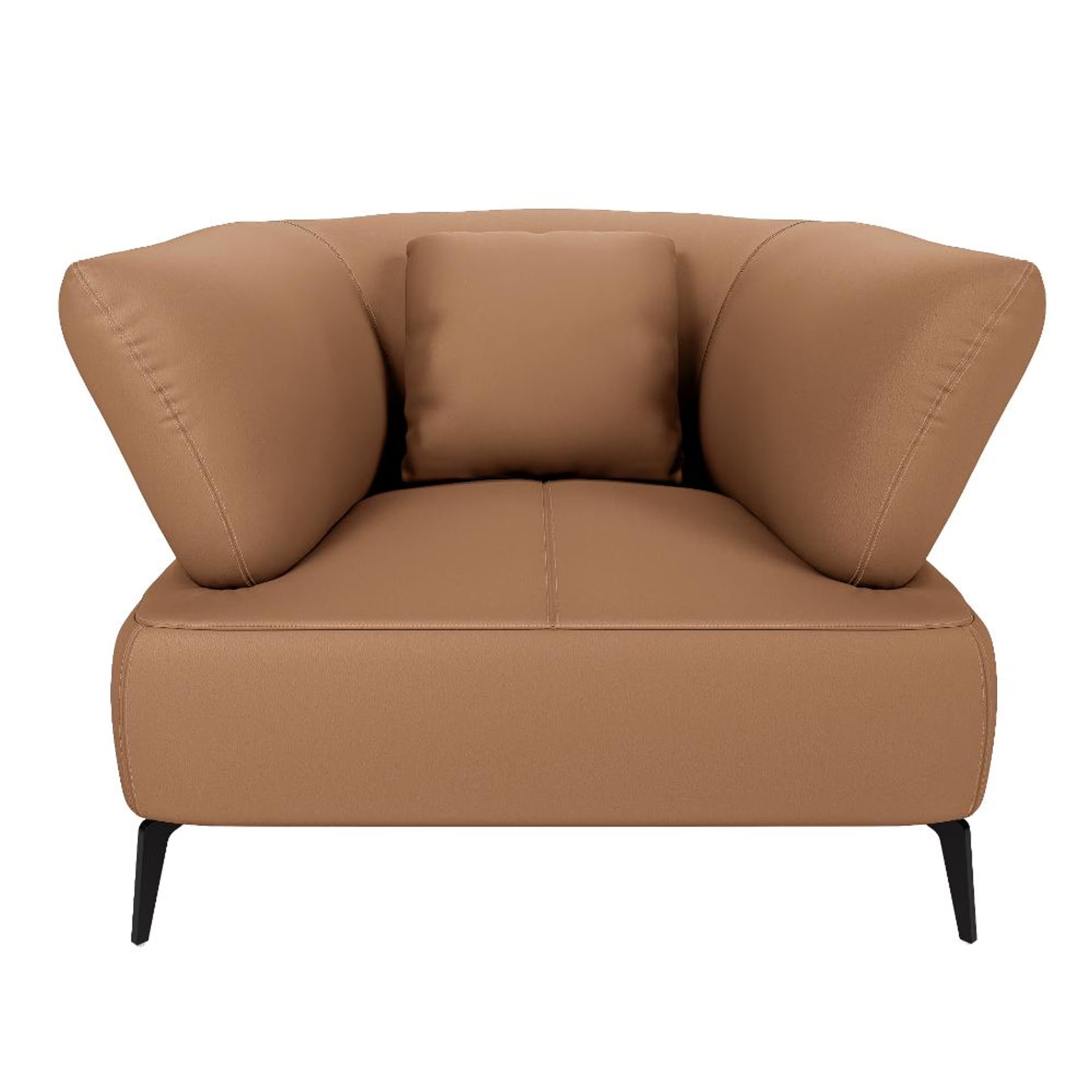 Home 32 Wakefit Nauru Sofa - One Seater Regular, Single Seater, Brown