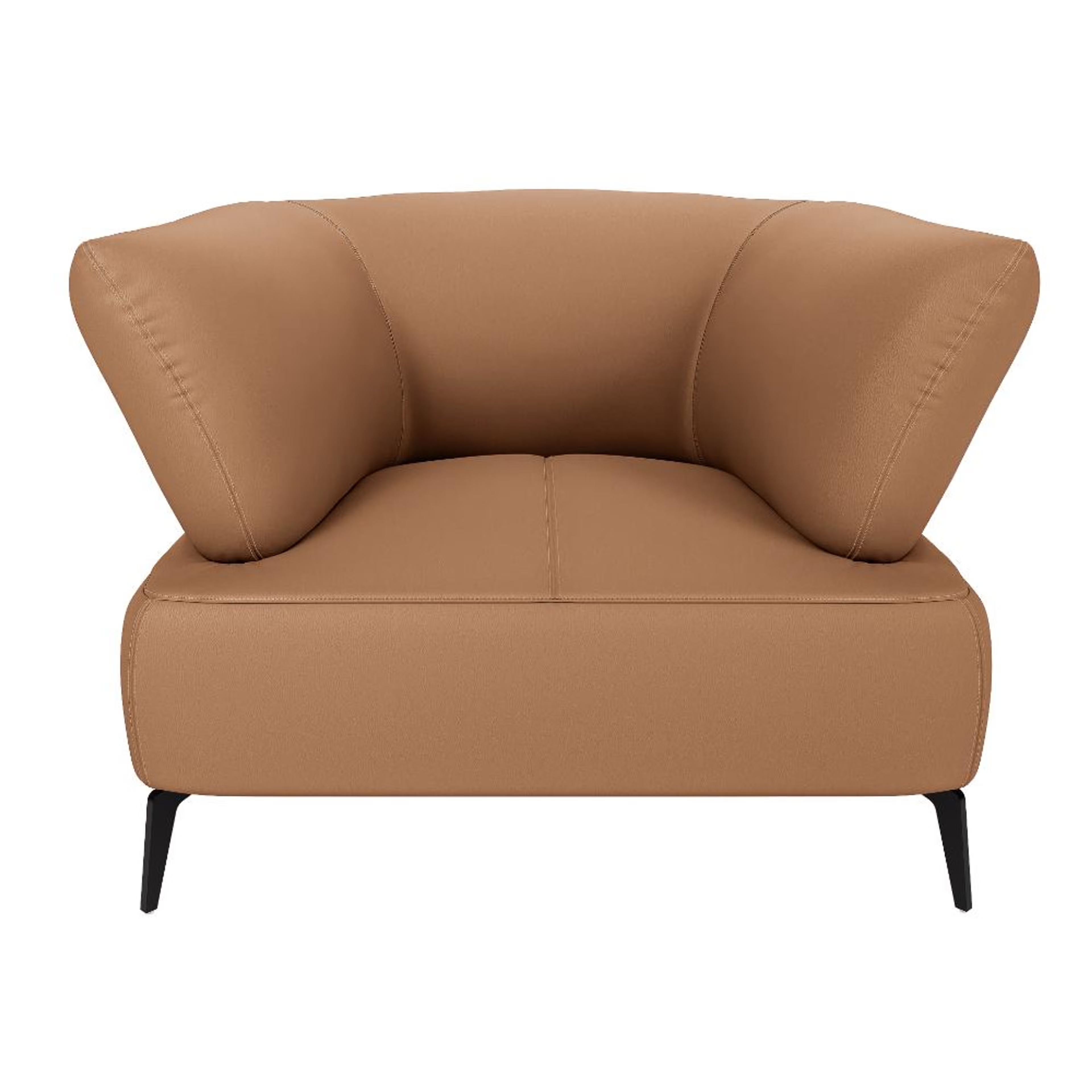 Home 33 Wakefit Nauru Sofa - One Seater Regular, Single Seater, Brown