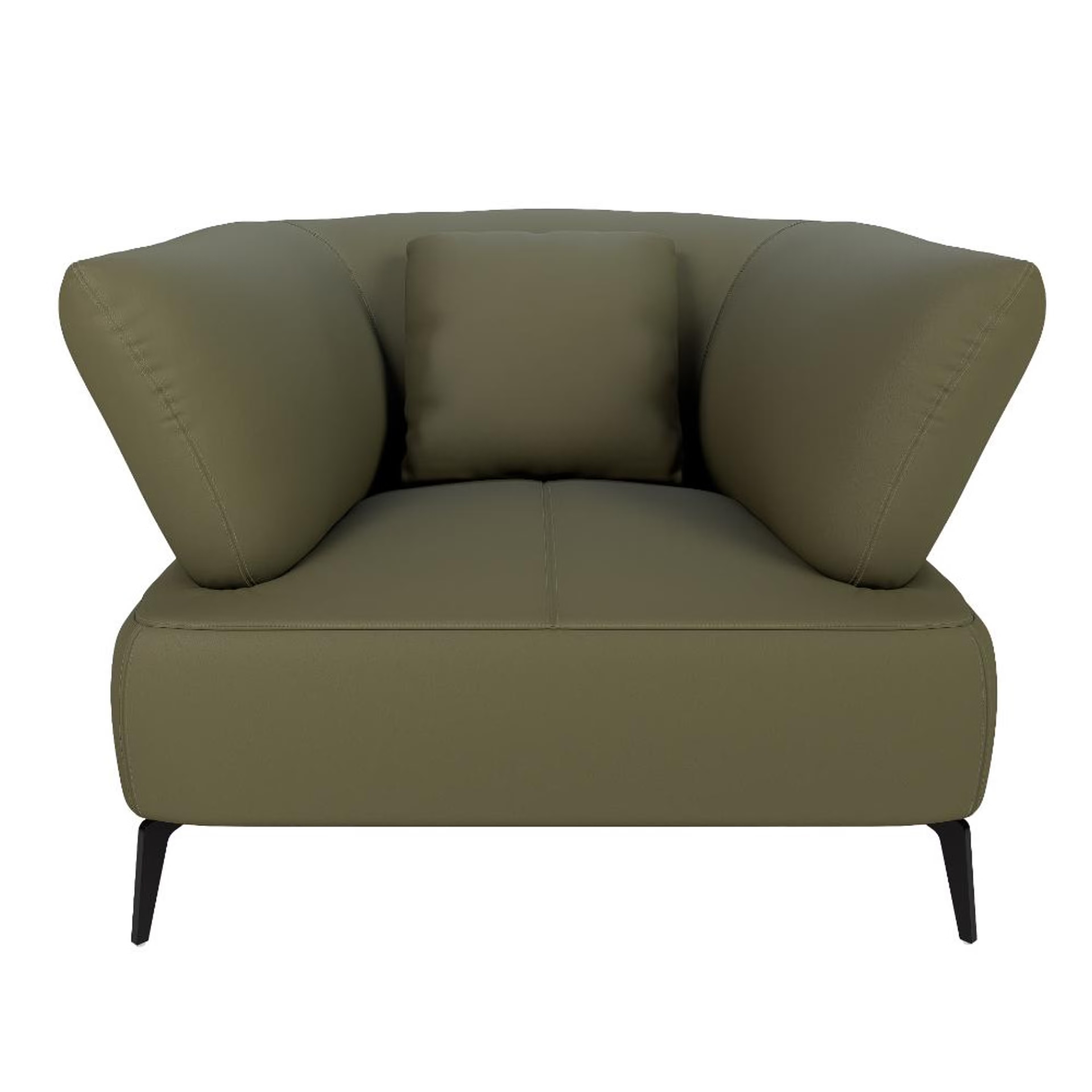Home 26 Wakefit Nauru Sofa - One Seater Regular, Single Seater, Green