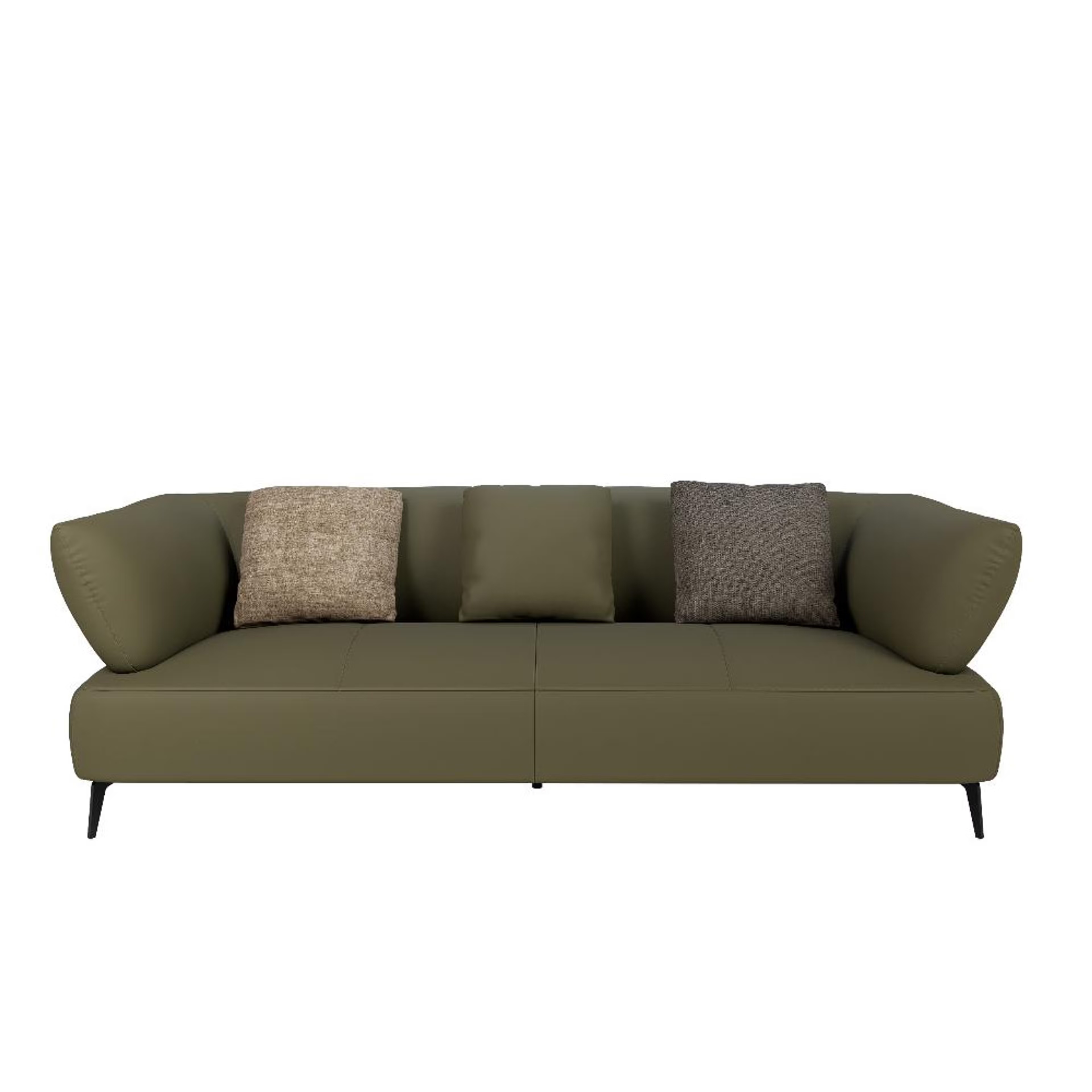 Home 26 Wakefit Nauru Sofa - Three Seater Regular, Three Seater, Green