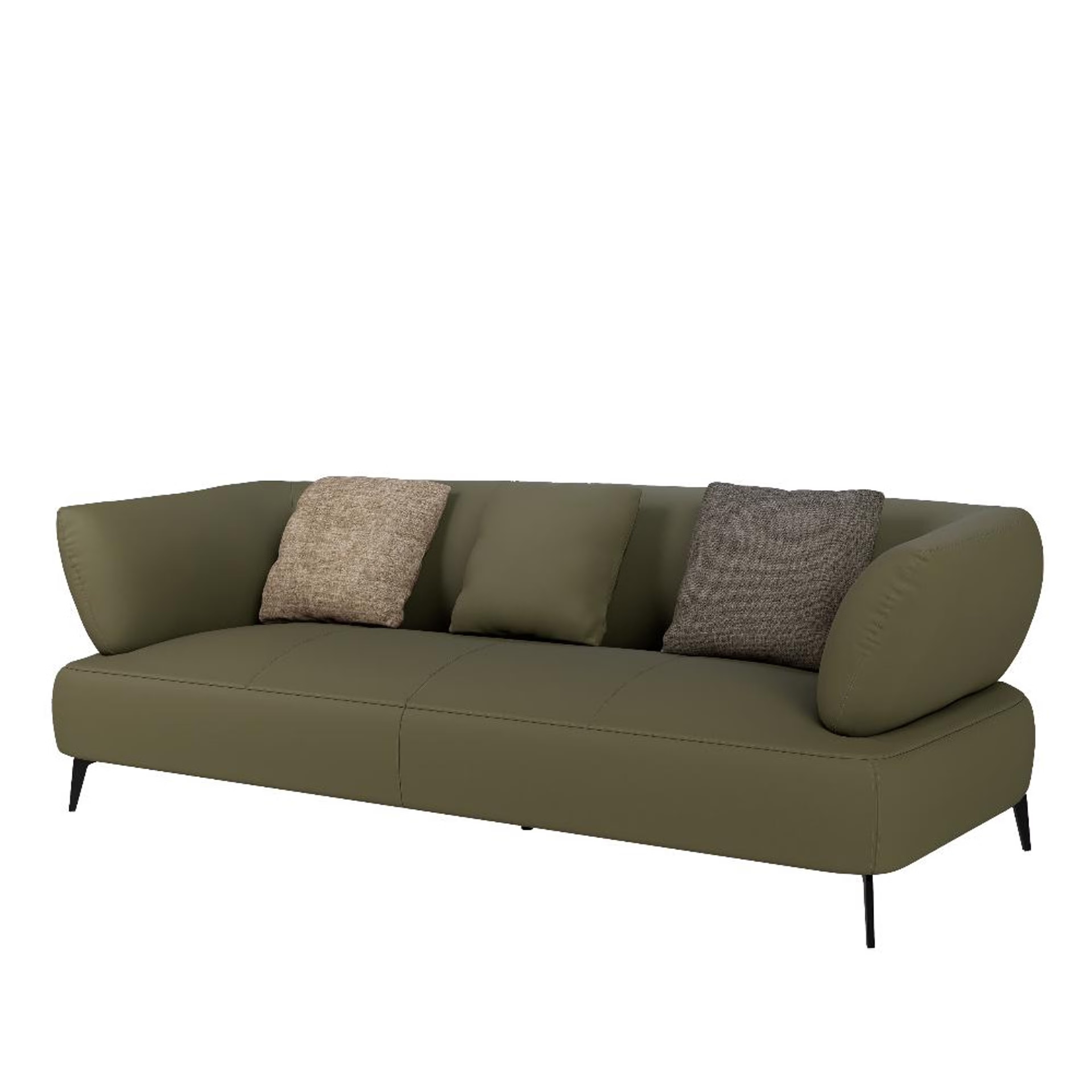 Wakefit Nauru Sofa - Three Seater Regular, Three Seater, Green 4 Wakefit Nauru Sofa - Three Seater Regular, Three Seater, Green