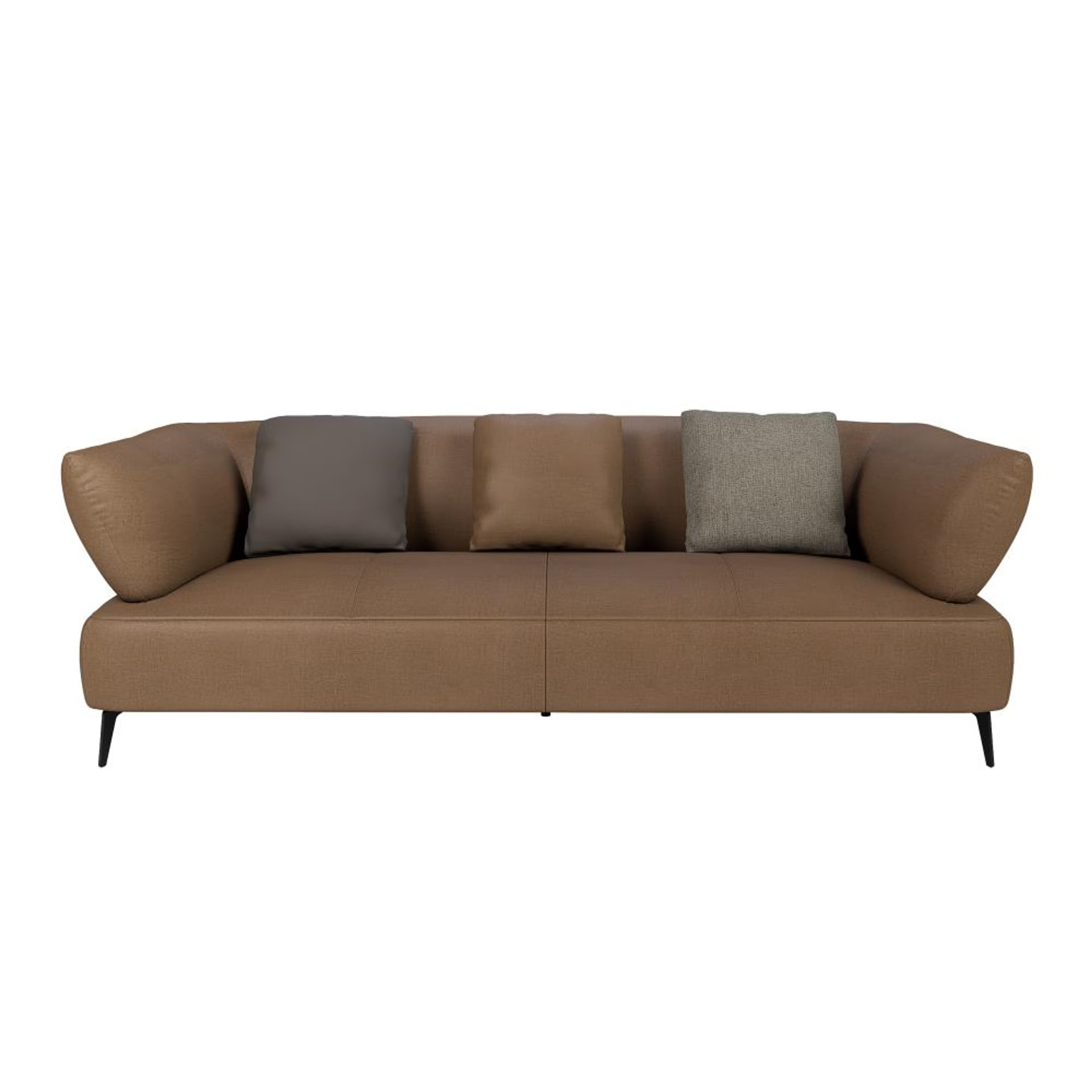 Home 46 Wakefit Nauru Sofa - Three Seater Regular, Three Seater, Mocha Brown