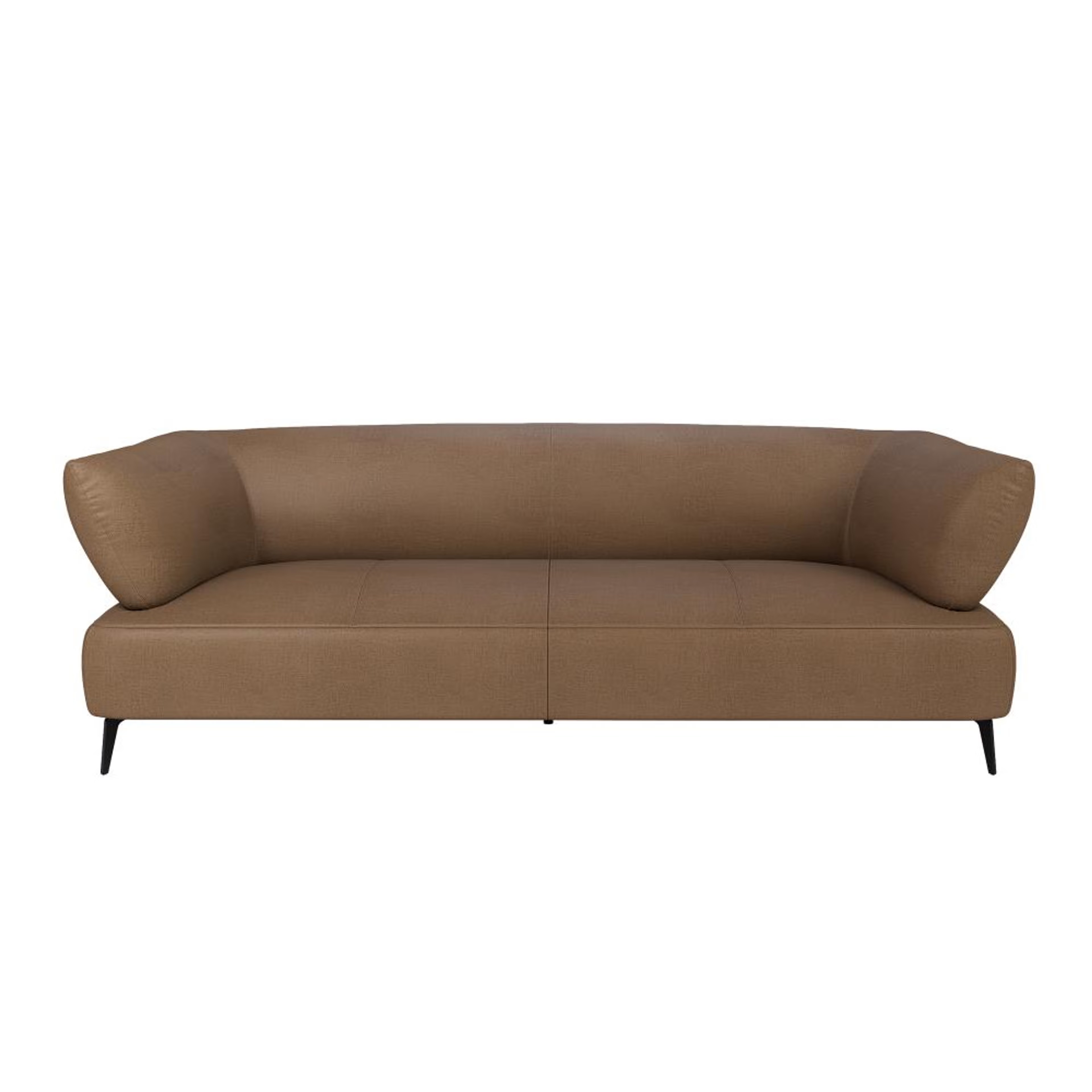 Home 47 Wakefit Nauru Sofa - Three Seater Regular, Three Seater, Mocha Brown