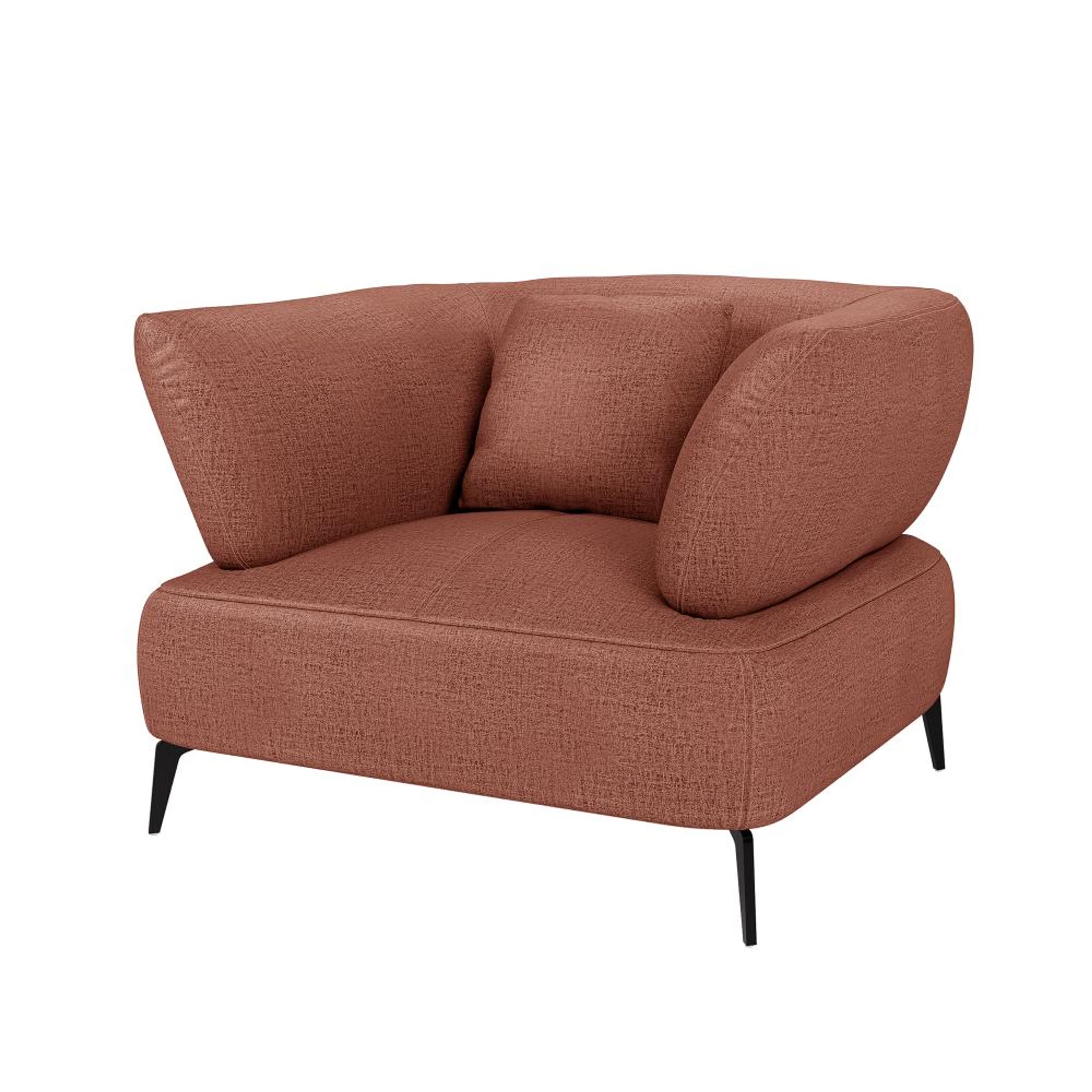 Wakefit Nauru Sofa - One Seater Regular, Single Seater, Rose Brown 4 Wakefit Nauru Sofa - One Seater Regular, Single Seater, Rose Brown