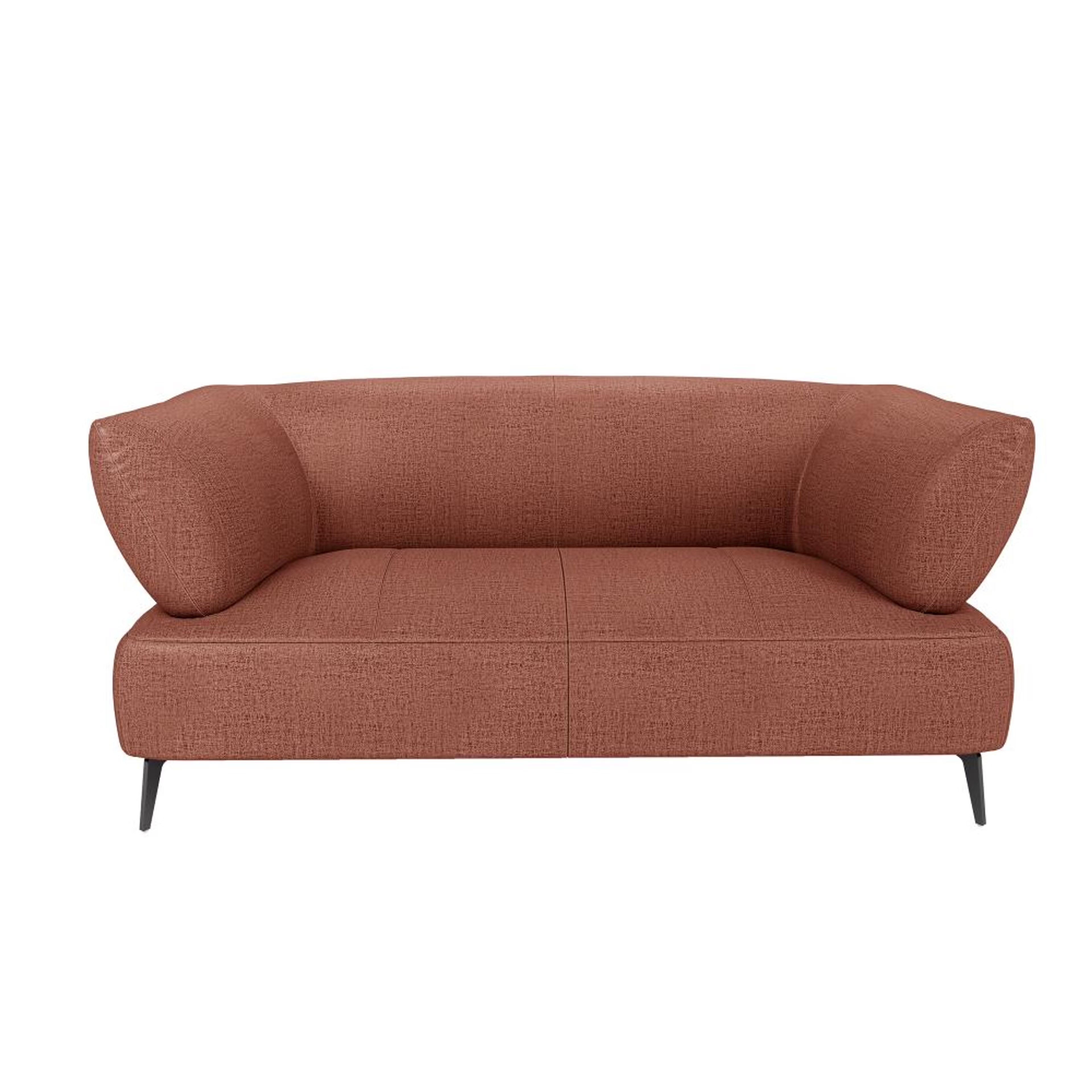 Home 48 Wakefit Nauru Sofa - Two Seater Regular, Two Seater, Rose Brown