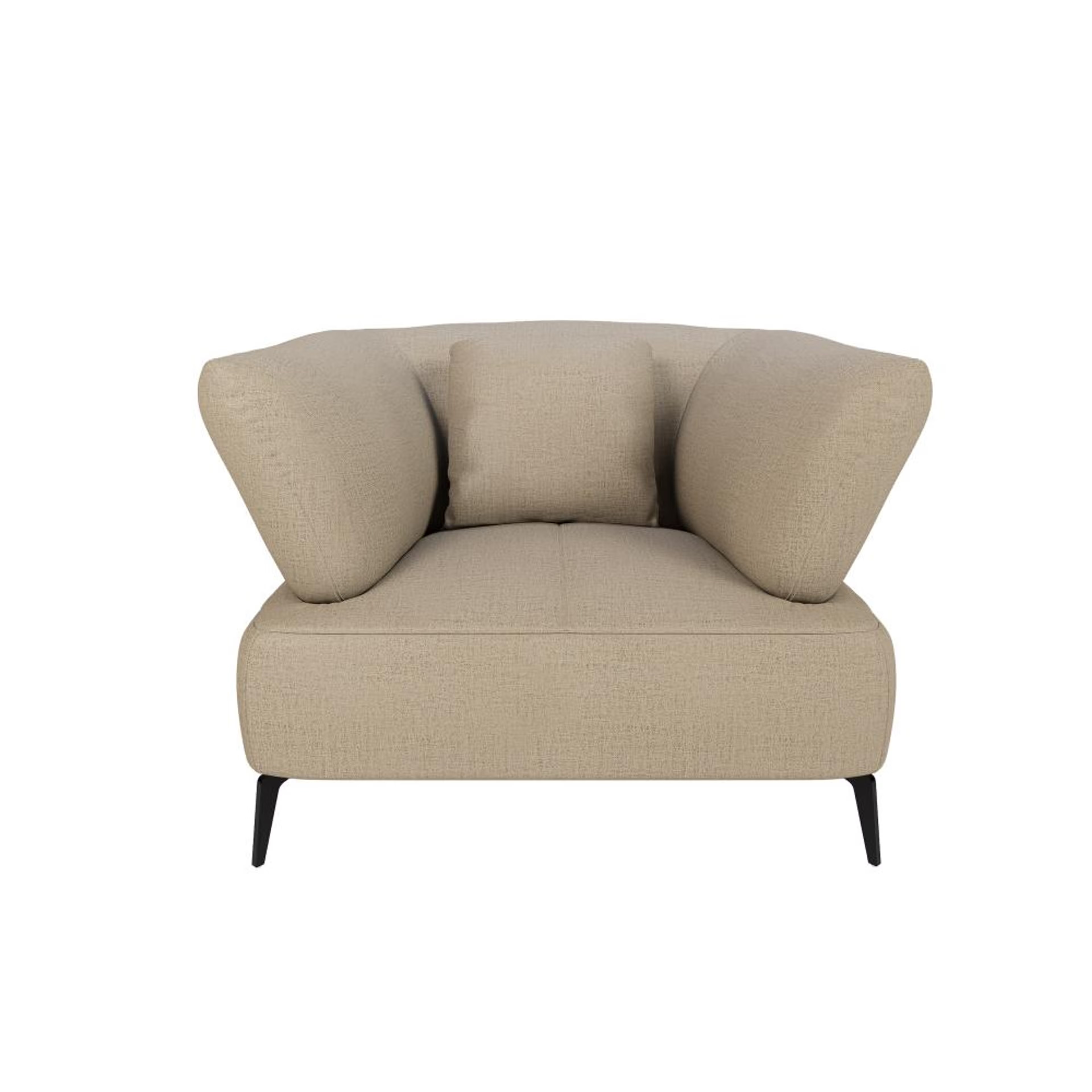 Home 26 Wakefit Nauru Sofa - One Seater Regular, Single Seater, White