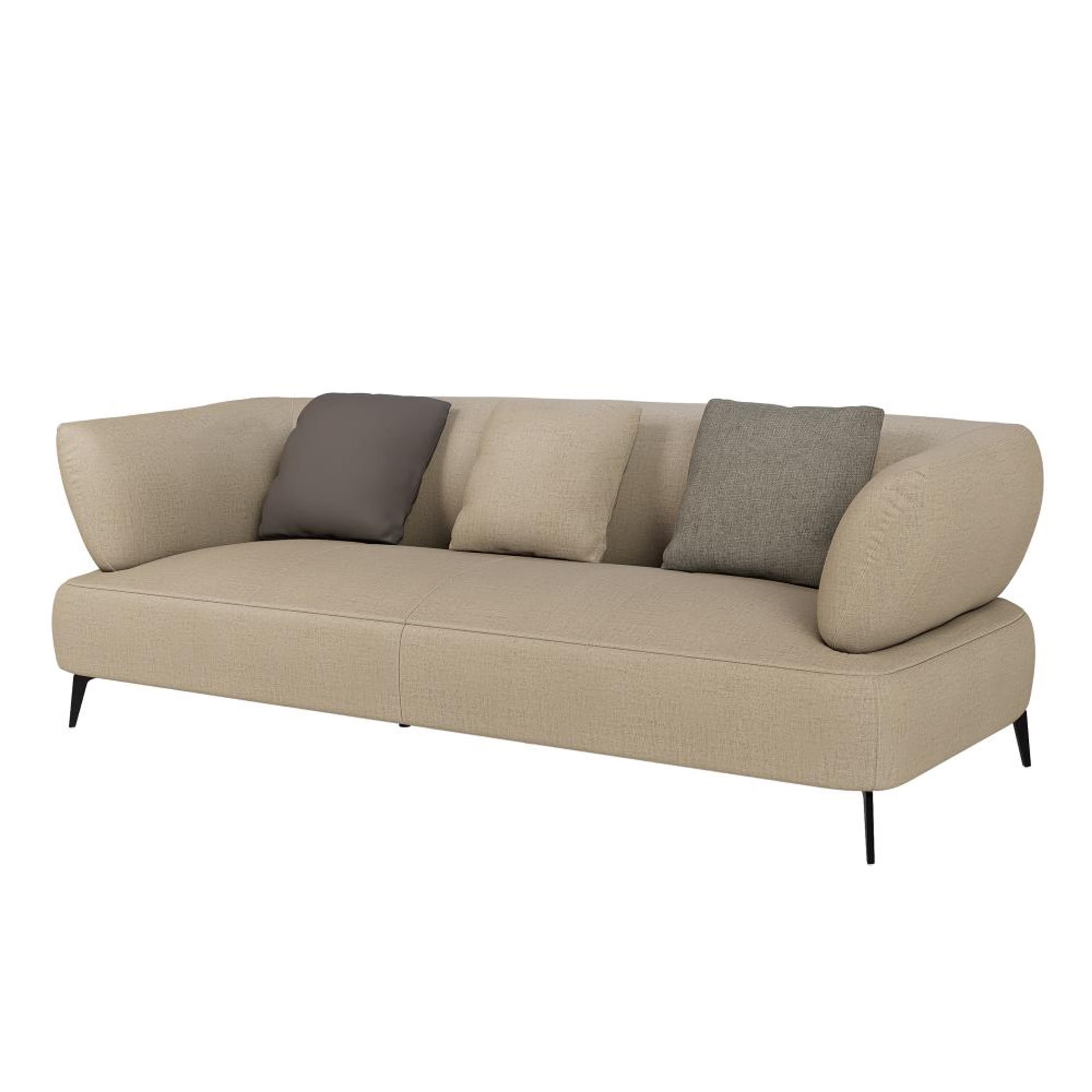 Wakefit Nauru Sofa - Three Seater Regular, Three Seater, White 4 Wakefit Nauru Sofa - Three Seater Regular, Three Seater, White