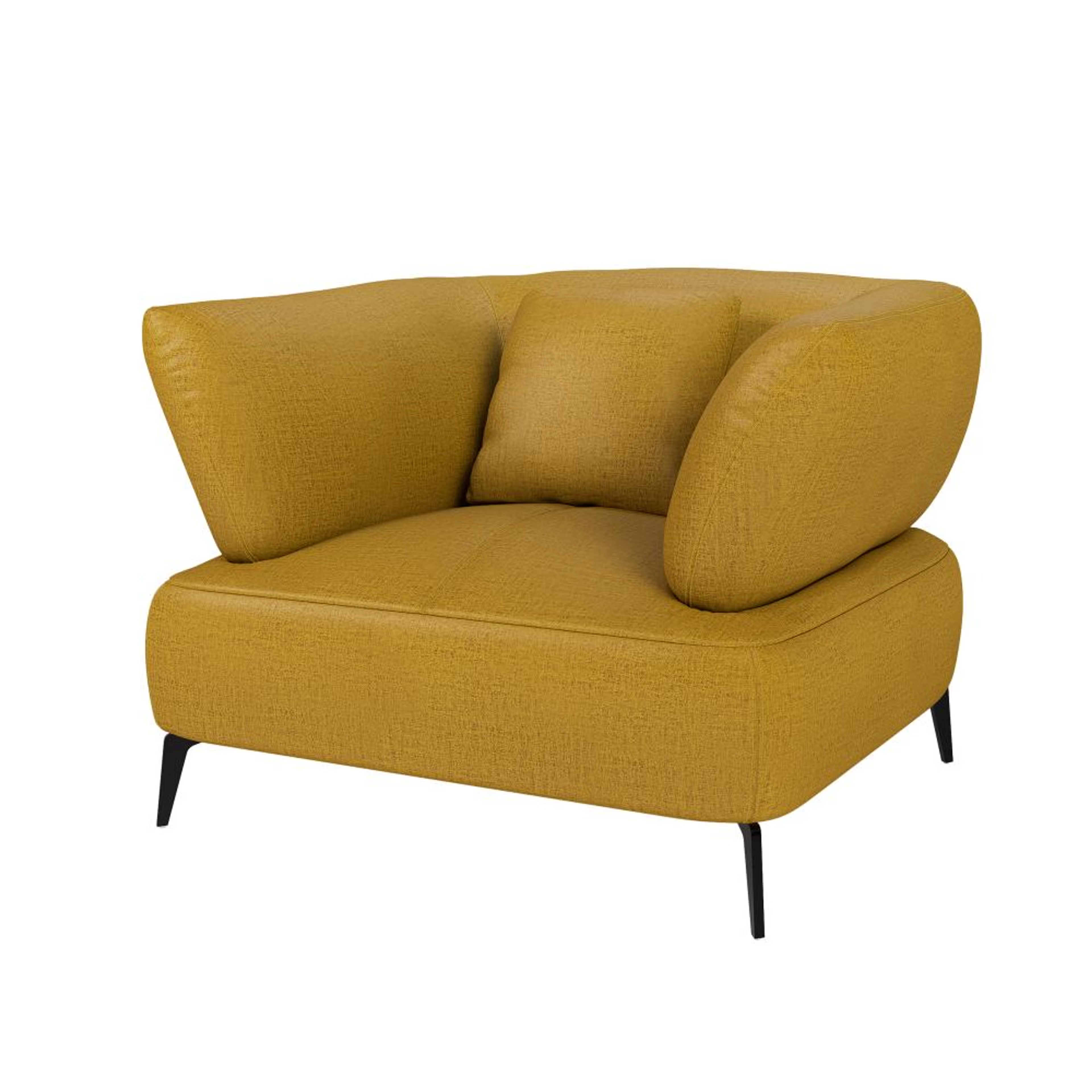 Wakefit Nauru Sofa - One Seater Regular, Single Seater, Yellow 4 Wakefit Nauru Sofa - One Seater Regular, Single Seater, Yellow