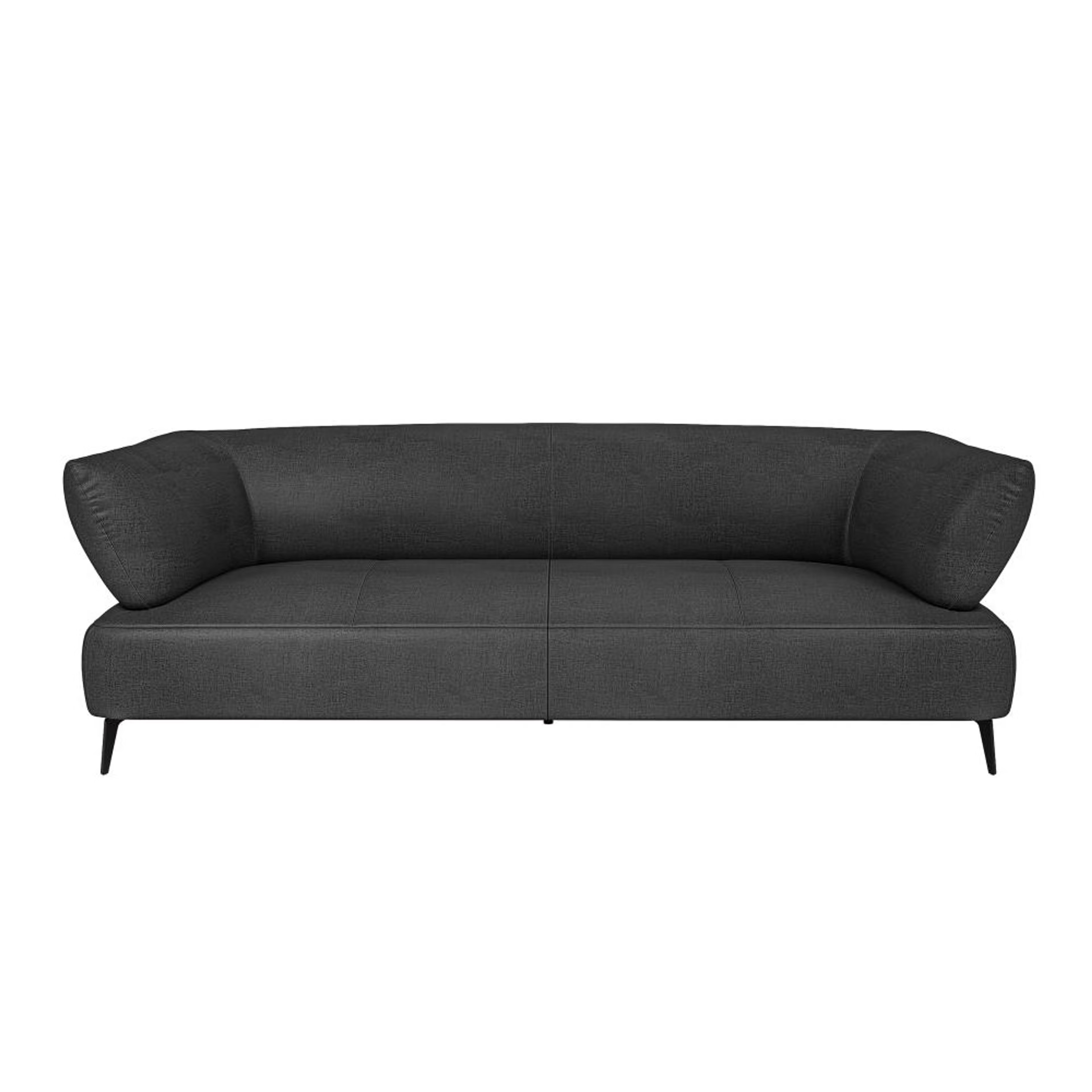 Home 32 Wakefit Nauru Sofa - Three Seater Regular, Three Seater, Charcoal Grey