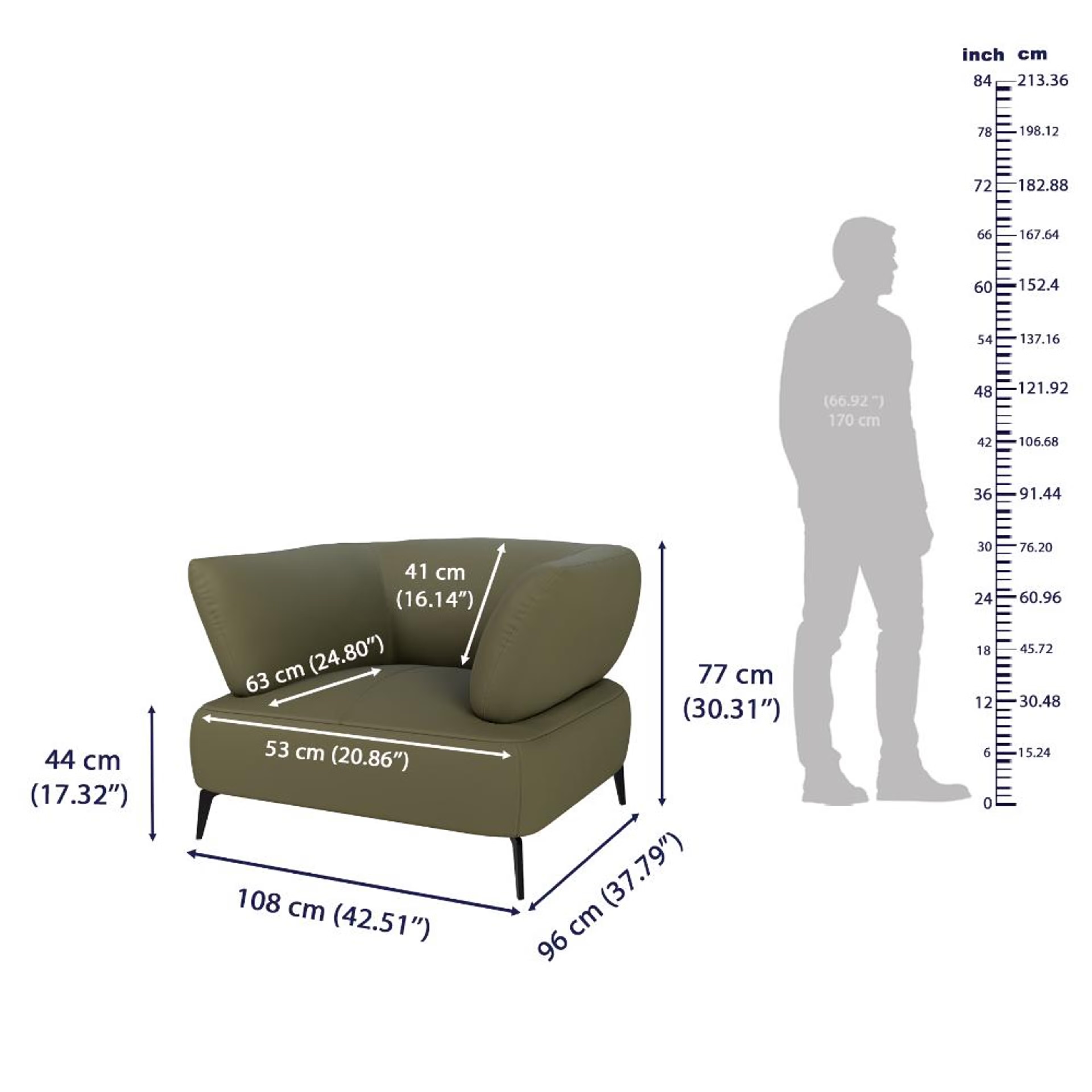 Wakefit Nauru Sofa Set (3+1+1) Seater Regular, Set (3+1+1), Green 9 Wakefit Nauru Sofa Set (3+1+1) Seater Regular, Set (3+1+1), Green