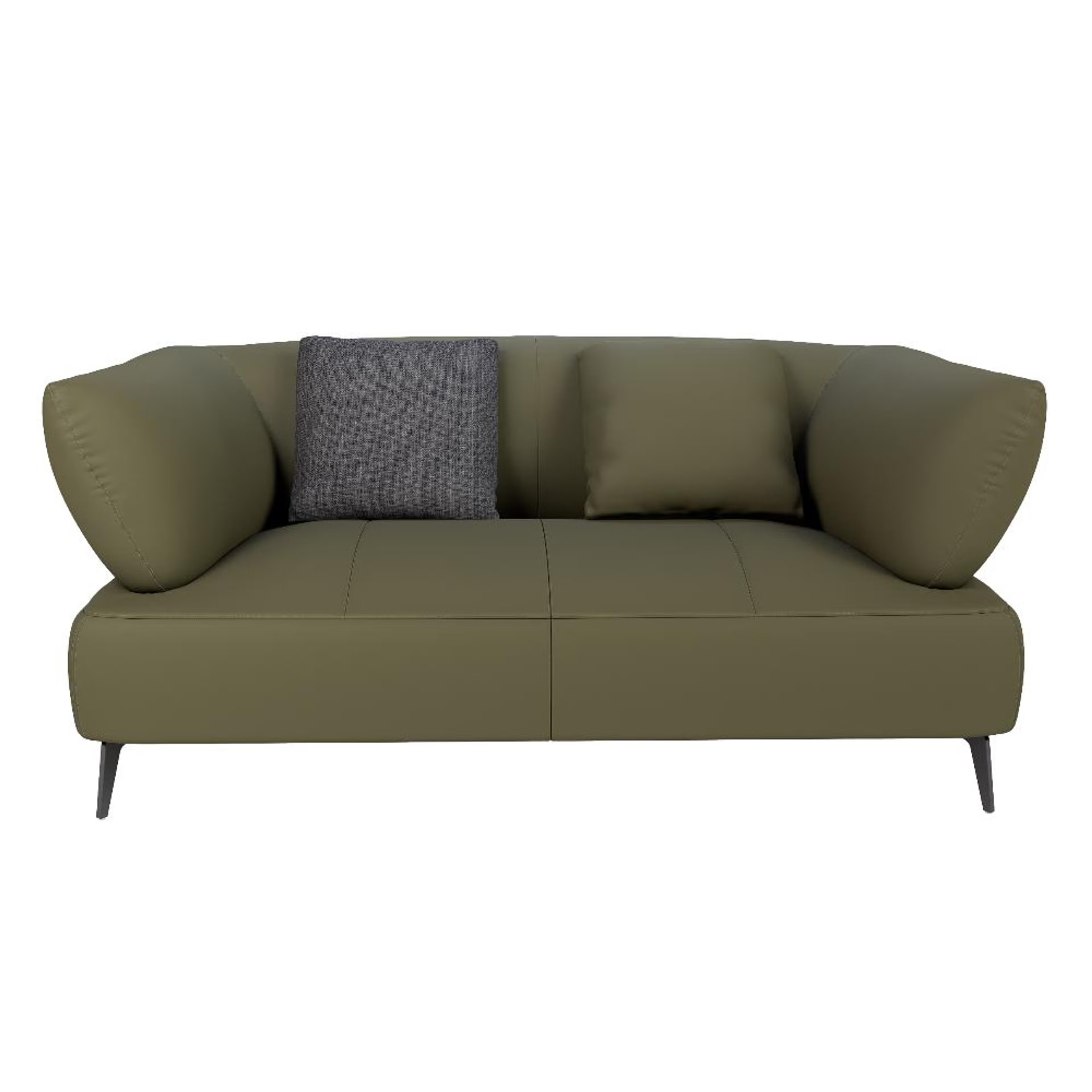 Home 43 Wakefit Nauru Sofa Set (3+2) Seater Regular, Set (3+2), Green