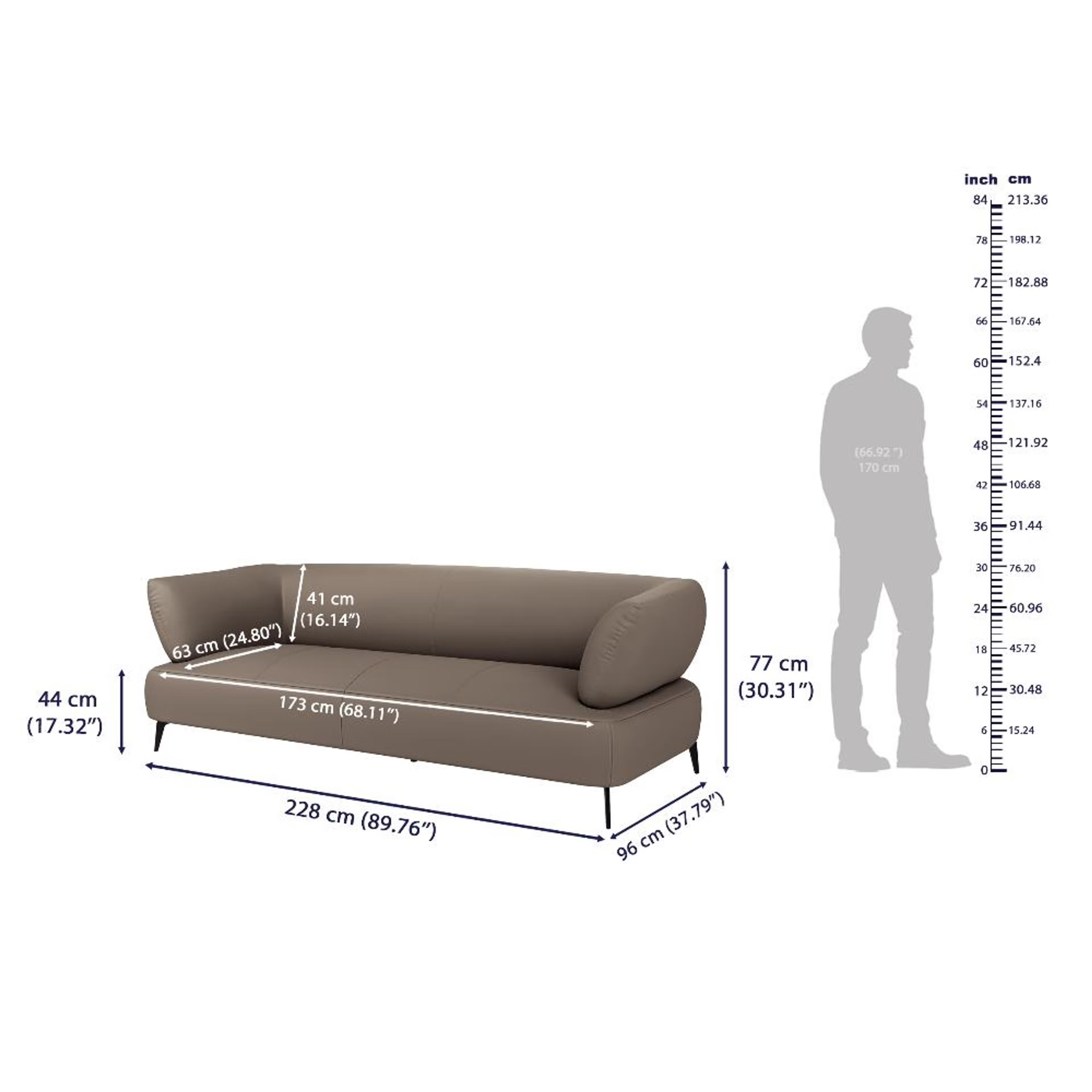 Wakefit Nauru Sofa Set (3+2) Seater Regular, Set (3+2), Grey 8 Wakefit Nauru Sofa Set (3+2) Seater Regular, Set (3+2), Grey
