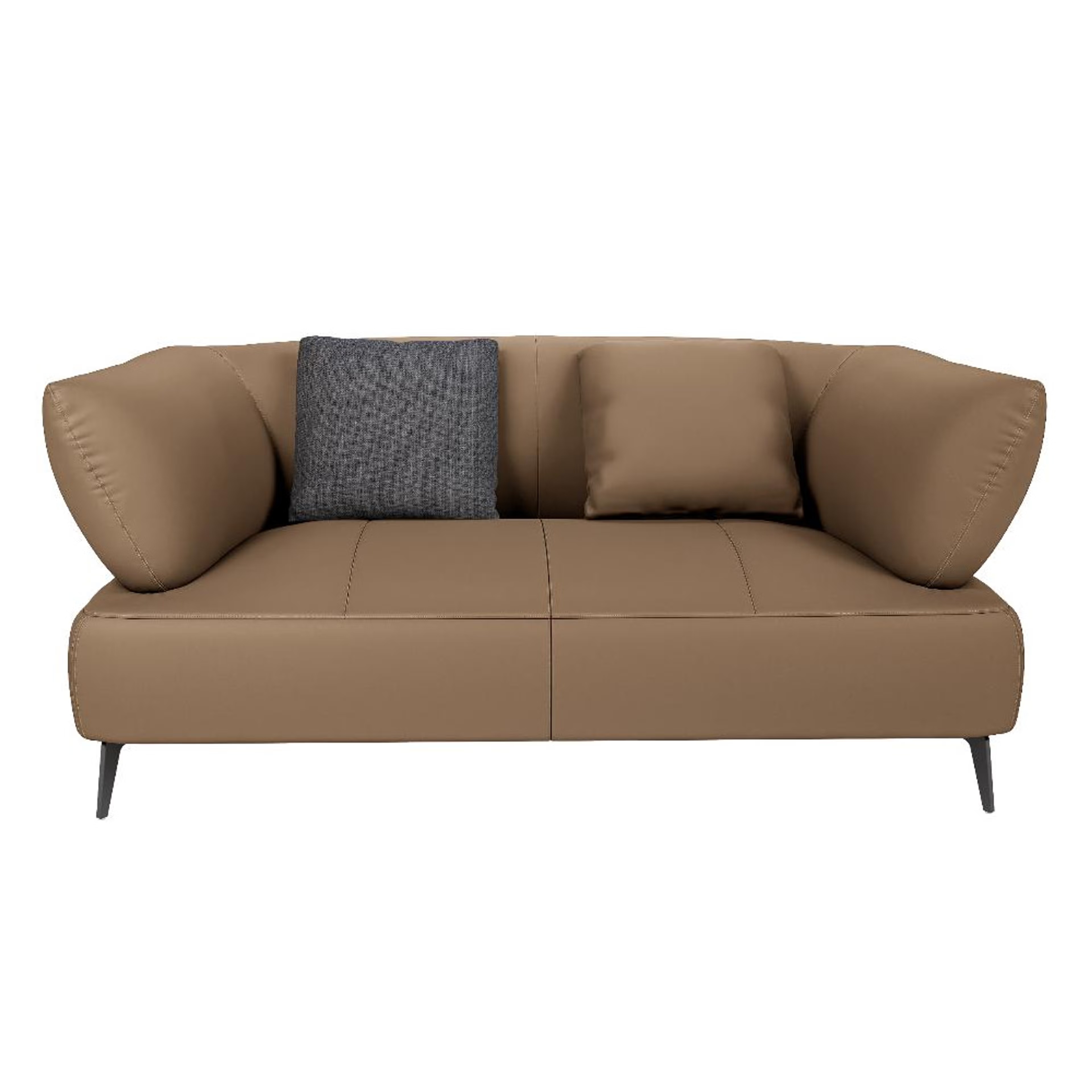 Home 38 Wakefit Nauru Sofa Set (2+1+1) Seater Regular, Set (2+1+1), Cappuccino