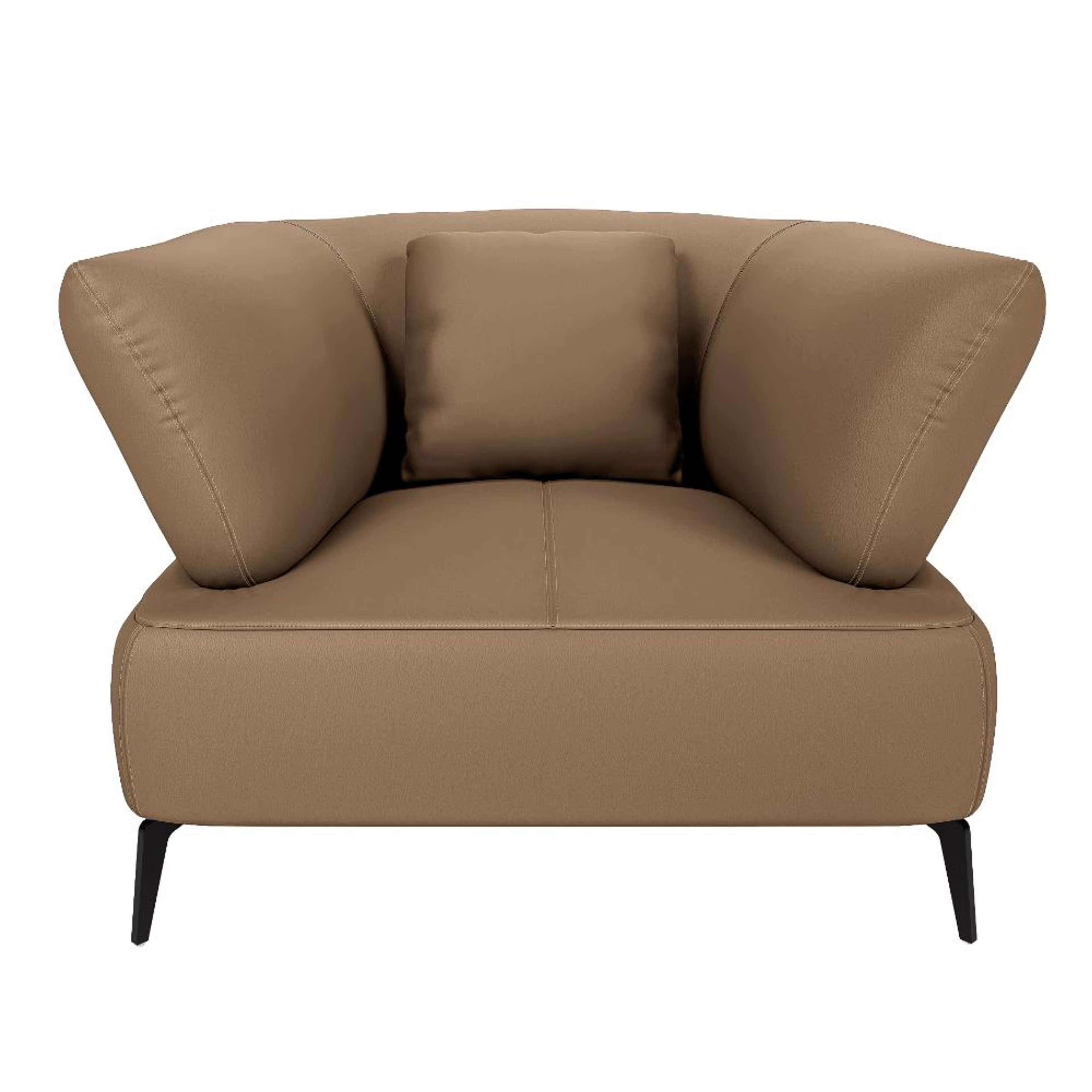 Home 39 Wakefit Nauru Sofa Set (2+1+1) Seater Regular, Set (2+1+1), Cappuccino