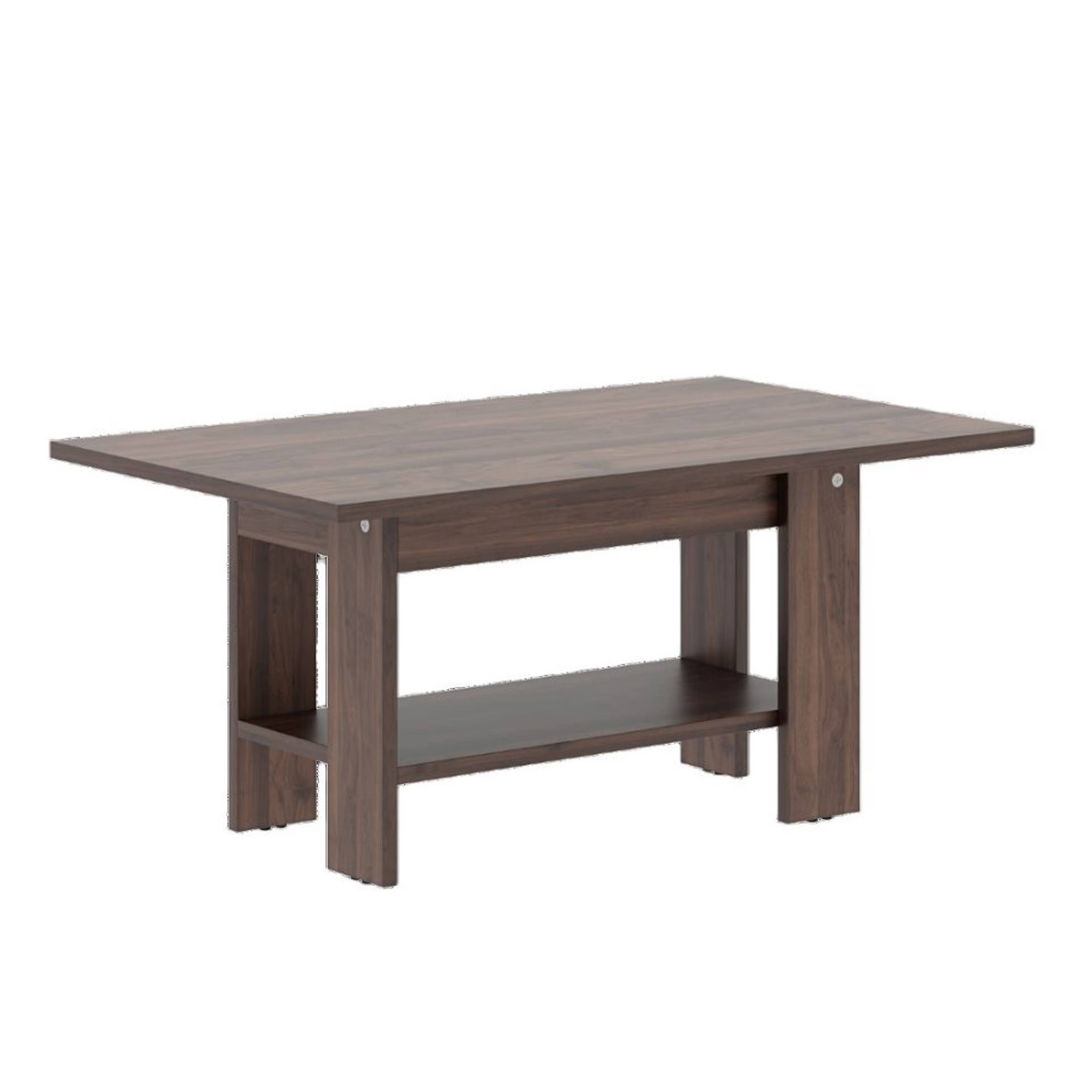 Brulee Coffee Table - Columbian Walnut Color, Engineered Wood