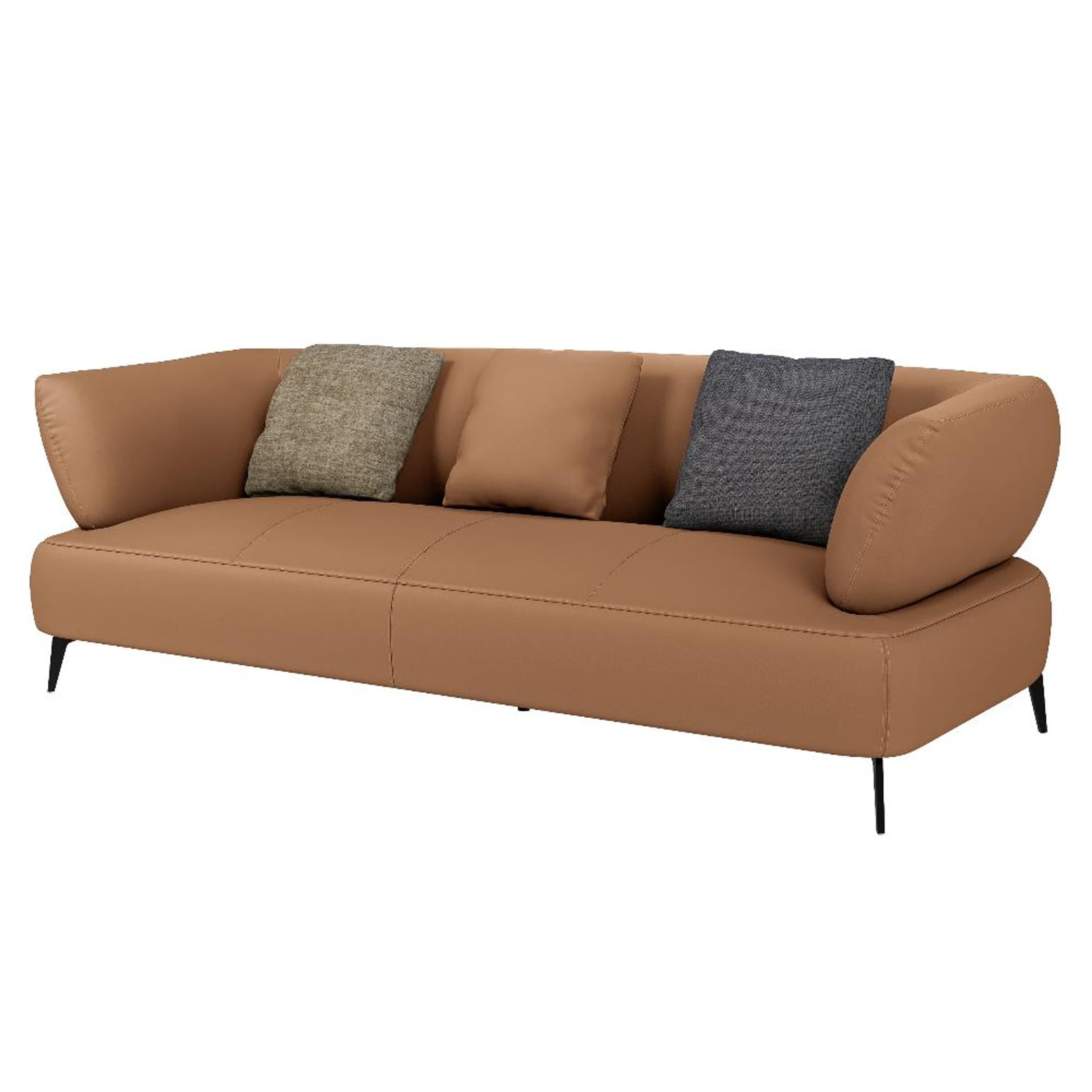 Wakefit Nauru Sofa Set (3+1+1) Seater Regular, Set (3+1+1), Brown 4 Wakefit Nauru Sofa Set (3+1+1) Seater Regular, Set (3+1+1), Brown