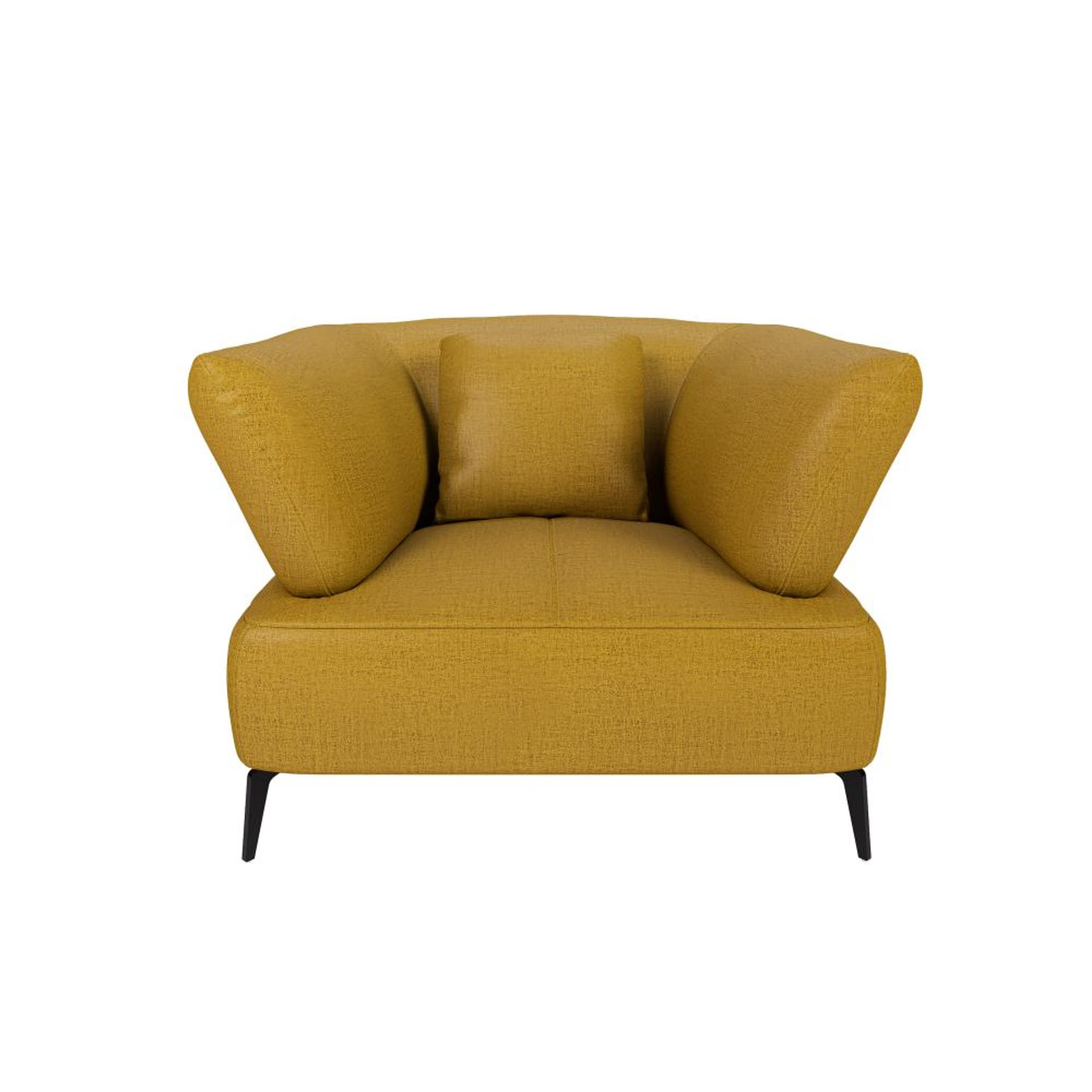 Home 41 Wakefit Nauru Sofa Set (3+1+1) Seater Regular, Set (3+1+1), Yellow