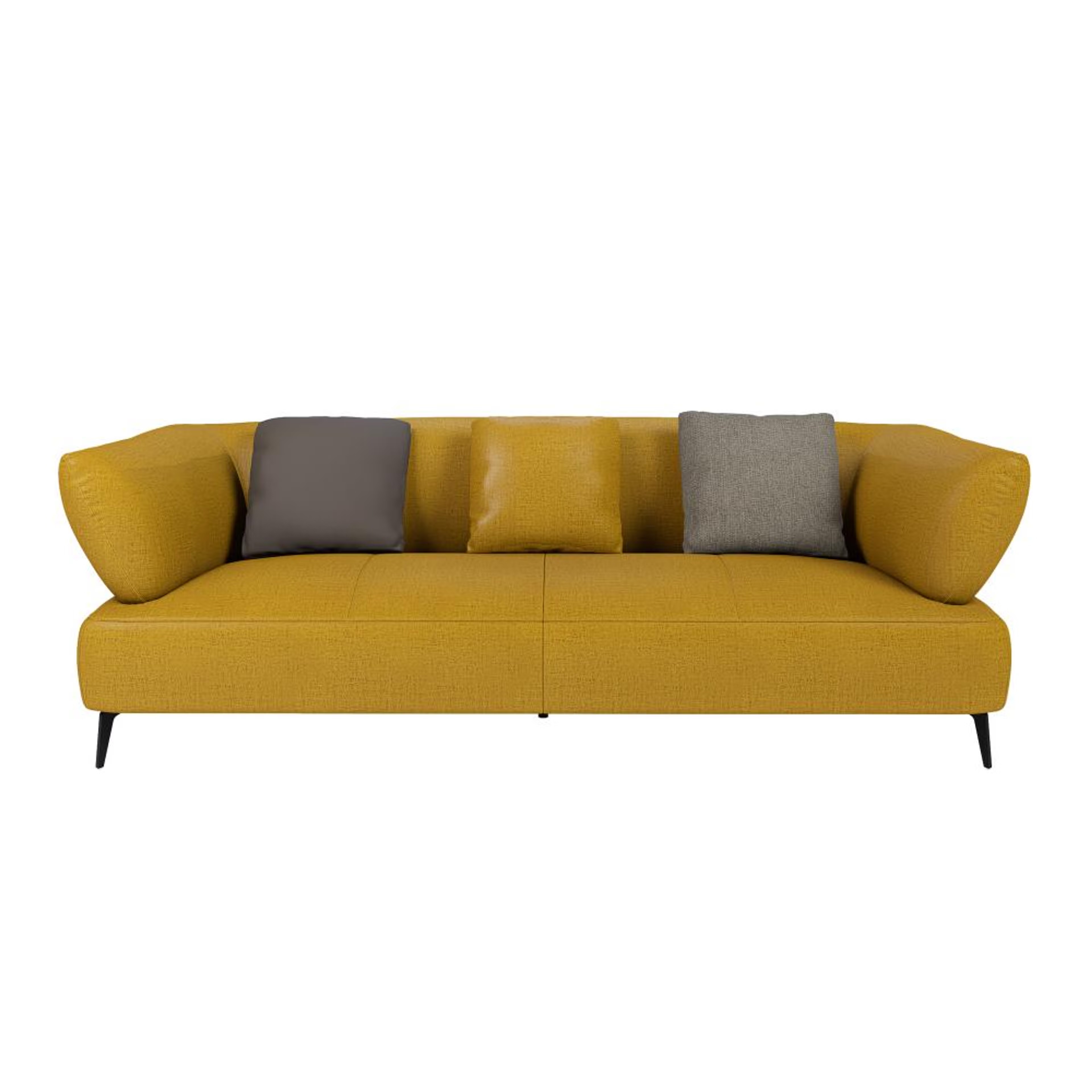 Home 26 Wakefit Nauru Sofa Set (3+2) Seater Regular, Set (3+2), Yellow