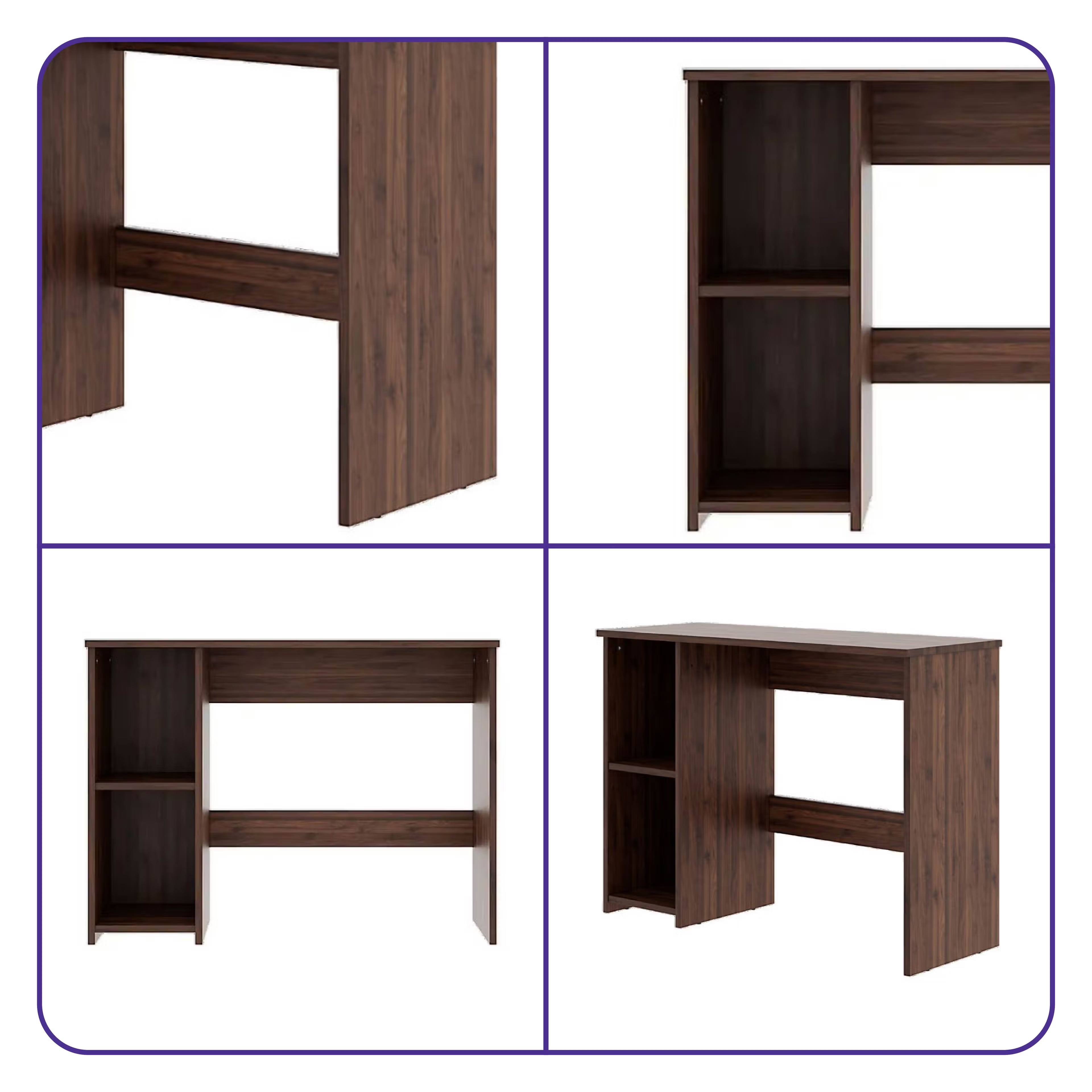 Wakefit Nayena Study Table Columbian Walnut