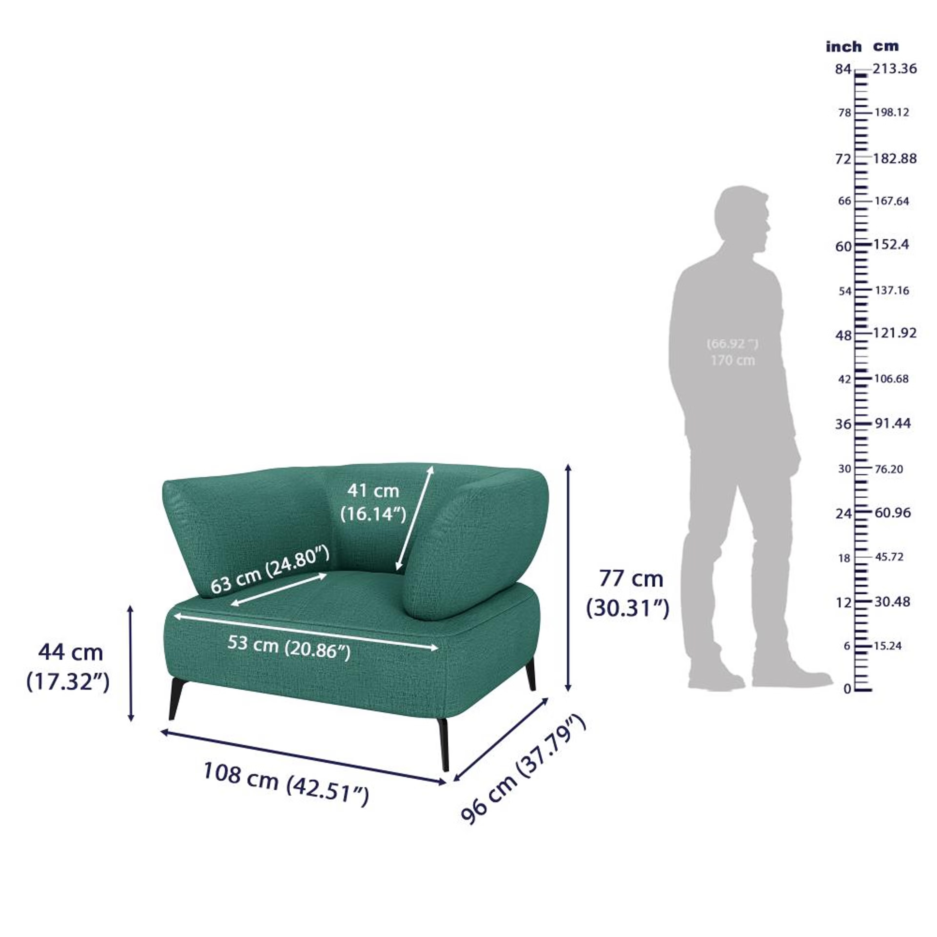 Wakefit Nauru Sofa Set (2+1+1) Seater Regular, Set (2+1+1), Aqua Blue 9 Wakefit Nauru Sofa Set (2+1+1) Seater Regular, Set (2+1+1), Aqua Blue