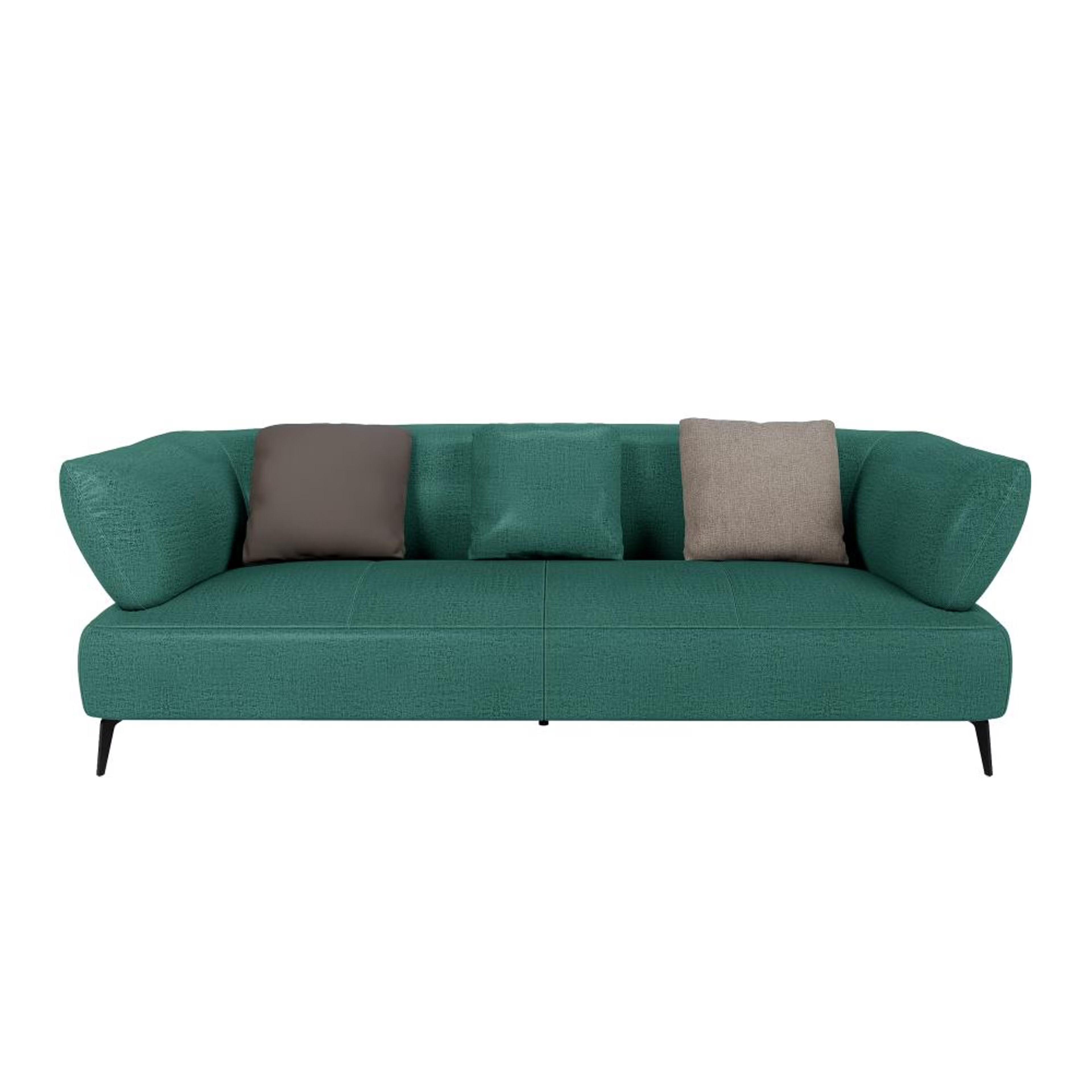 Wakefit Nauru Sofa Set (3+2) Seater Regular, Set (3+2), Aqua Blue