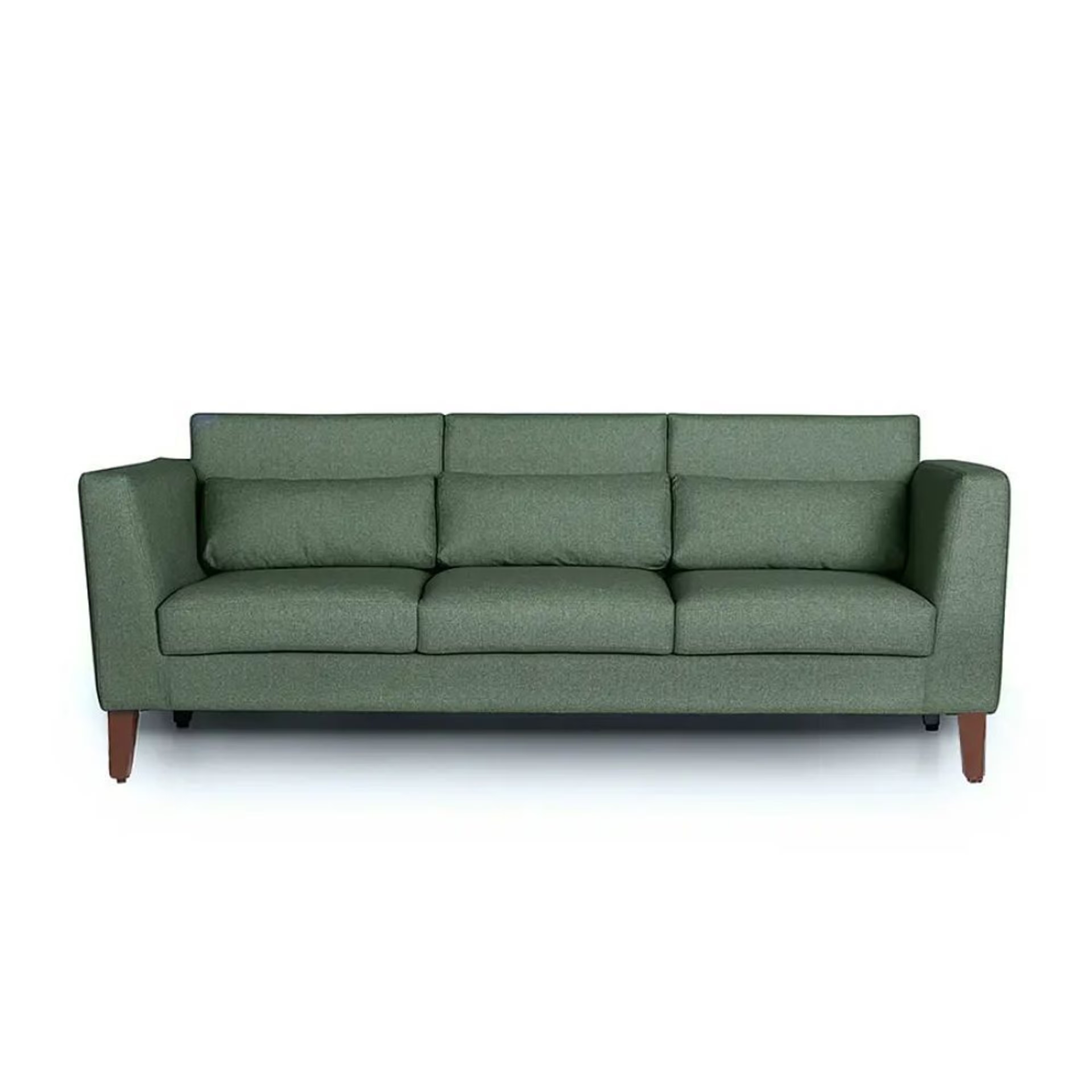 Home 43 Wakefit SnoozePro Sofa Set (3+2) Omega Green Regular, 3 Seater + 2 Seater, Omega Green