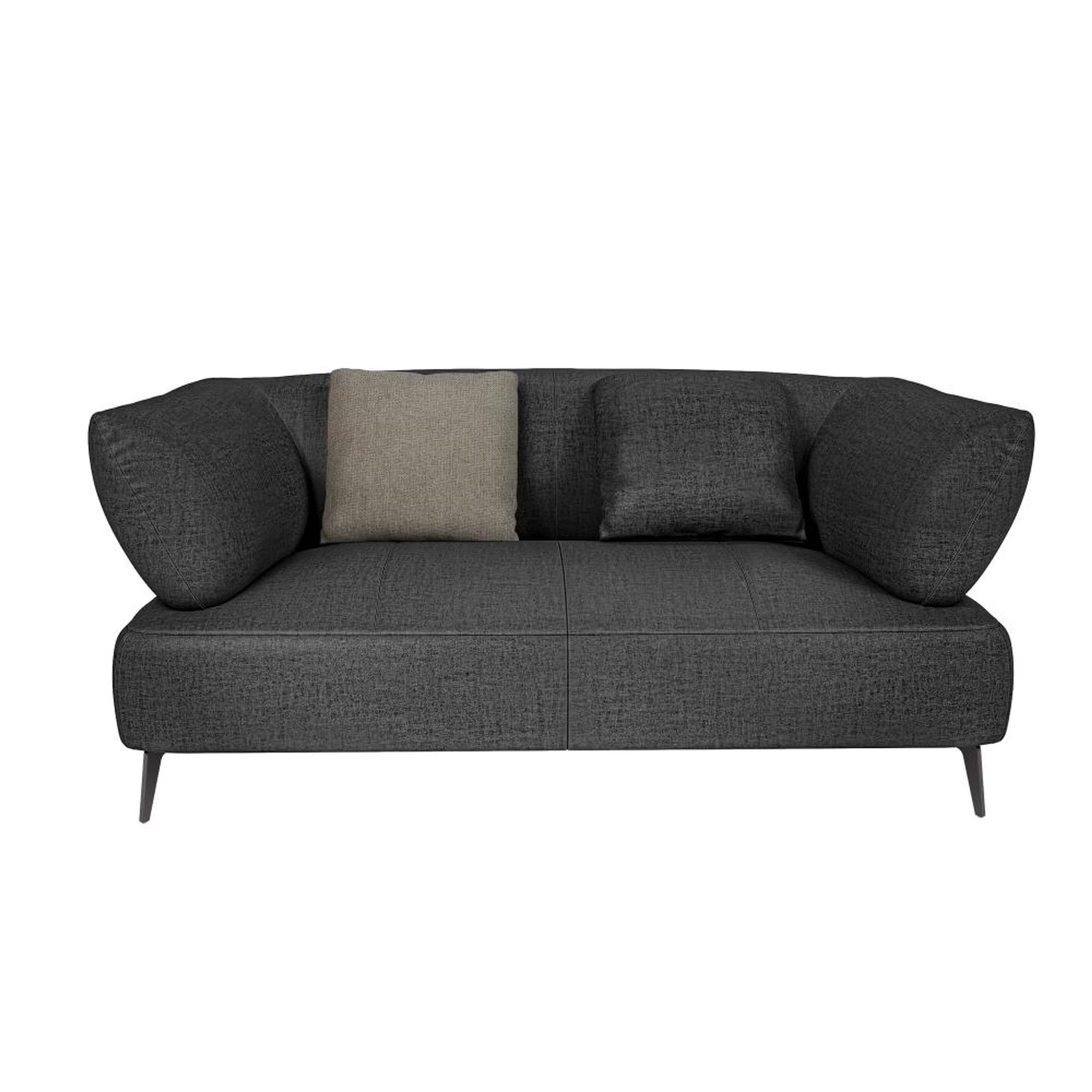 Home 26 Wakefit Nauru Sofa Set (2+1+1) Seater Regular, Set (2+1+1), Charcoal Grey
