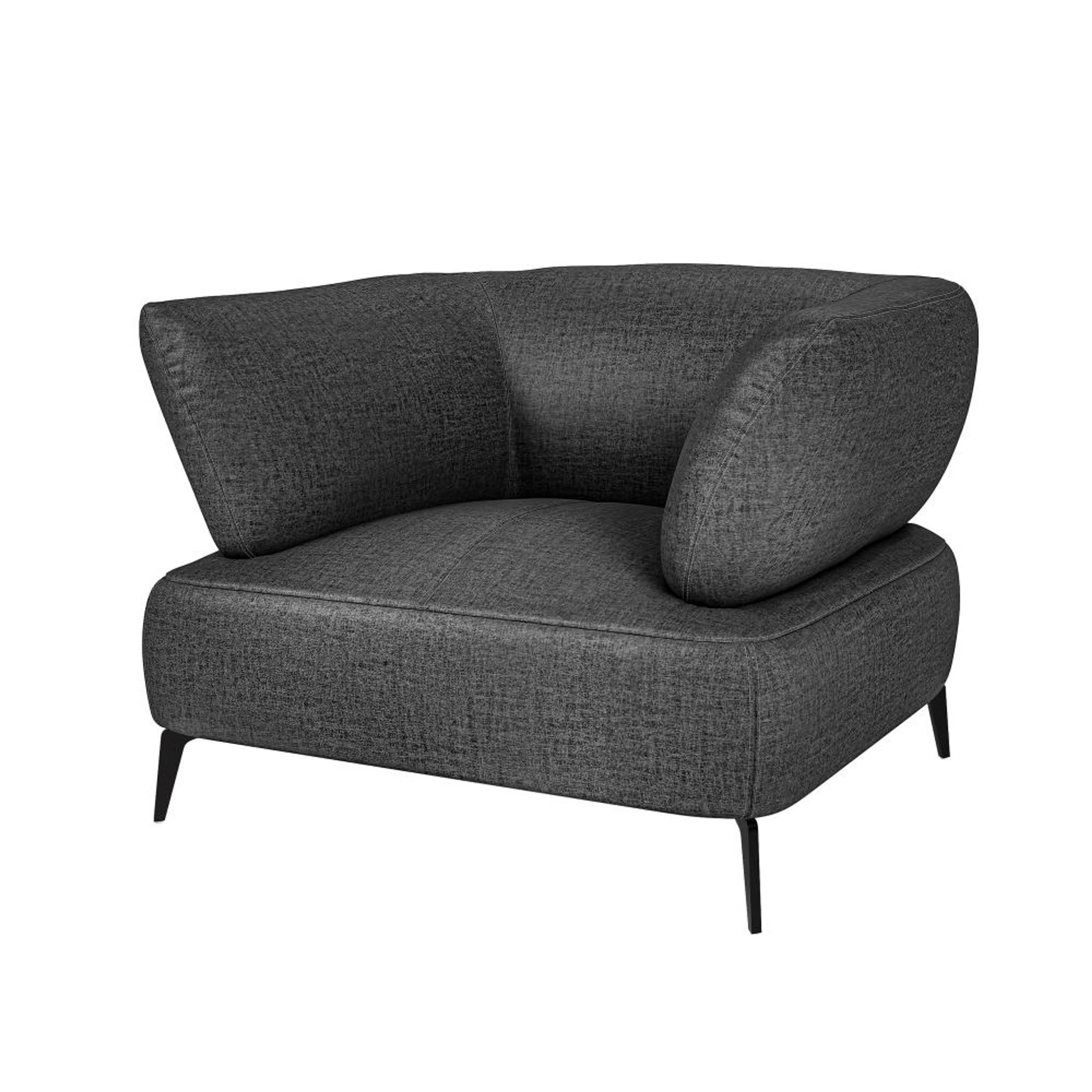 Wakefit Nauru Sofa Set (2+1+1) Seater Regular, Set (2+1+1), Charcoal Grey 5 Wakefit Nauru Sofa Set (2+1+1) Seater Regular, Set (2+1+1), Charcoal Grey