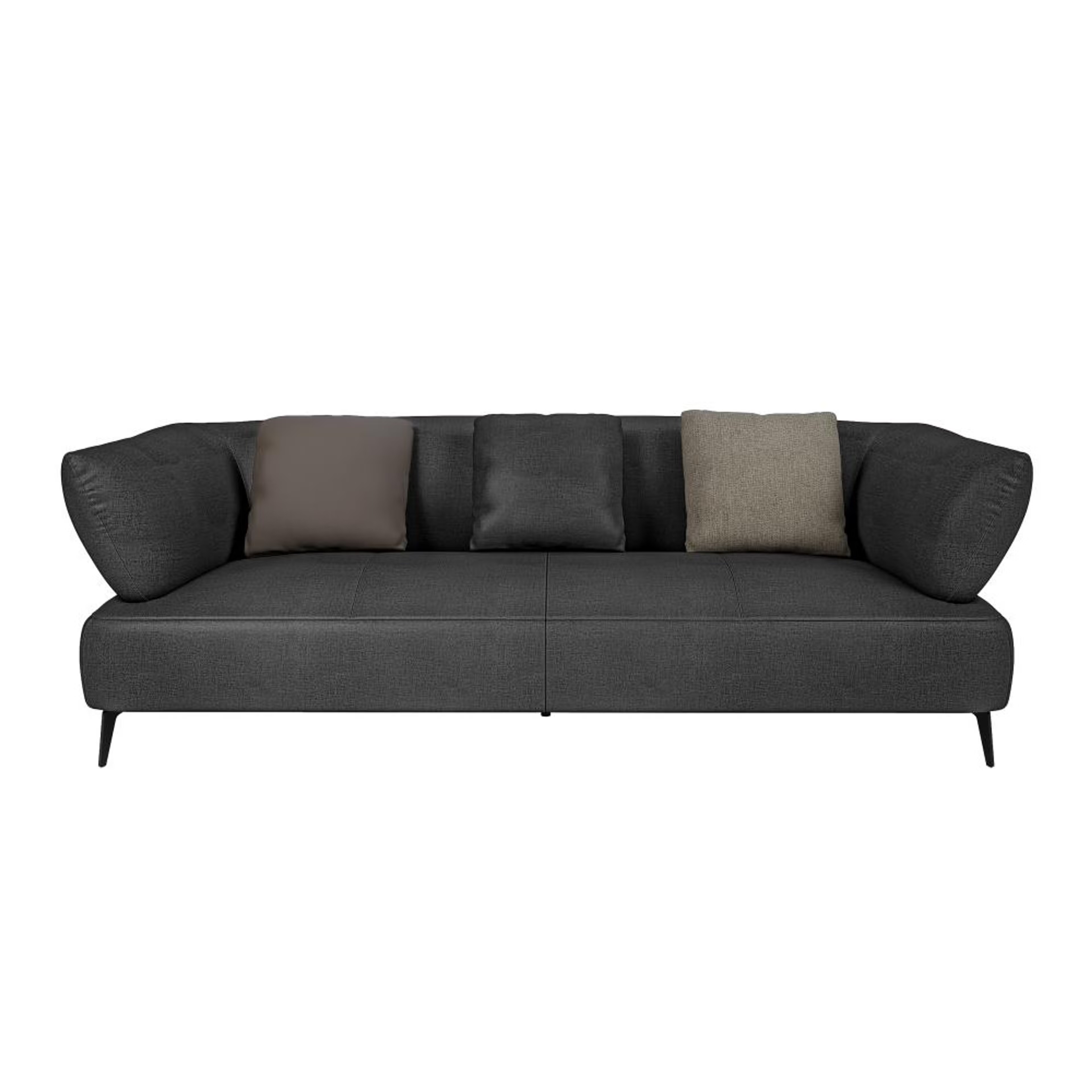 Wakefit Nauru Sofa Set (3+2+1) Seater Regular, Set (3+2+1), Charcoal Grey 2 Wakefit Nauru Sofa Set (3+2+1) Seater Regular, Set (3+2+1), Charcoal Grey