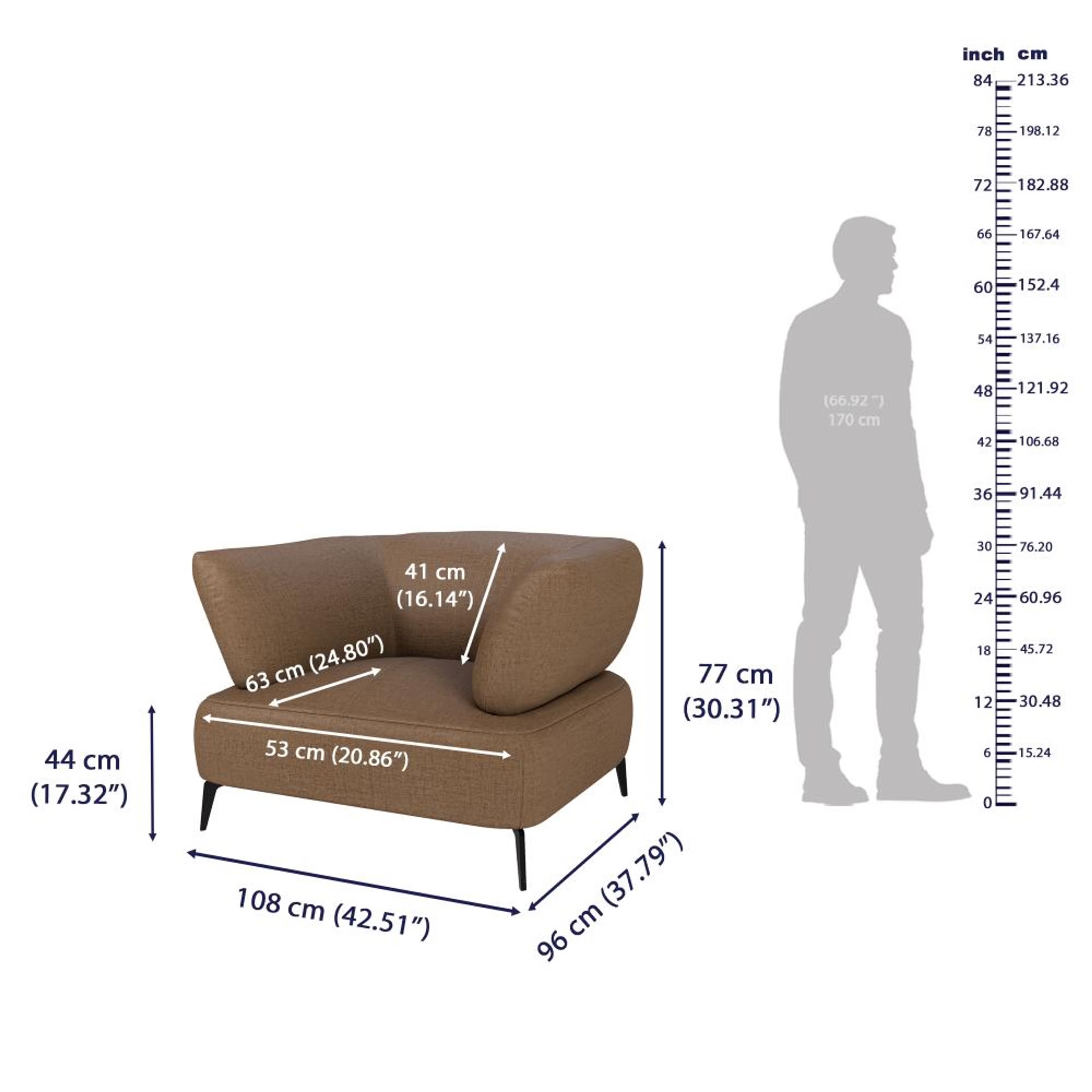 Wakefit Nauru Sofa Set (3+1+1) Seater Regular, Set (3+1+1), Mocha Brown 9 Wakefit Nauru Sofa Set (3+1+1) Seater Regular, Set (3+1+1), Mocha Brown
