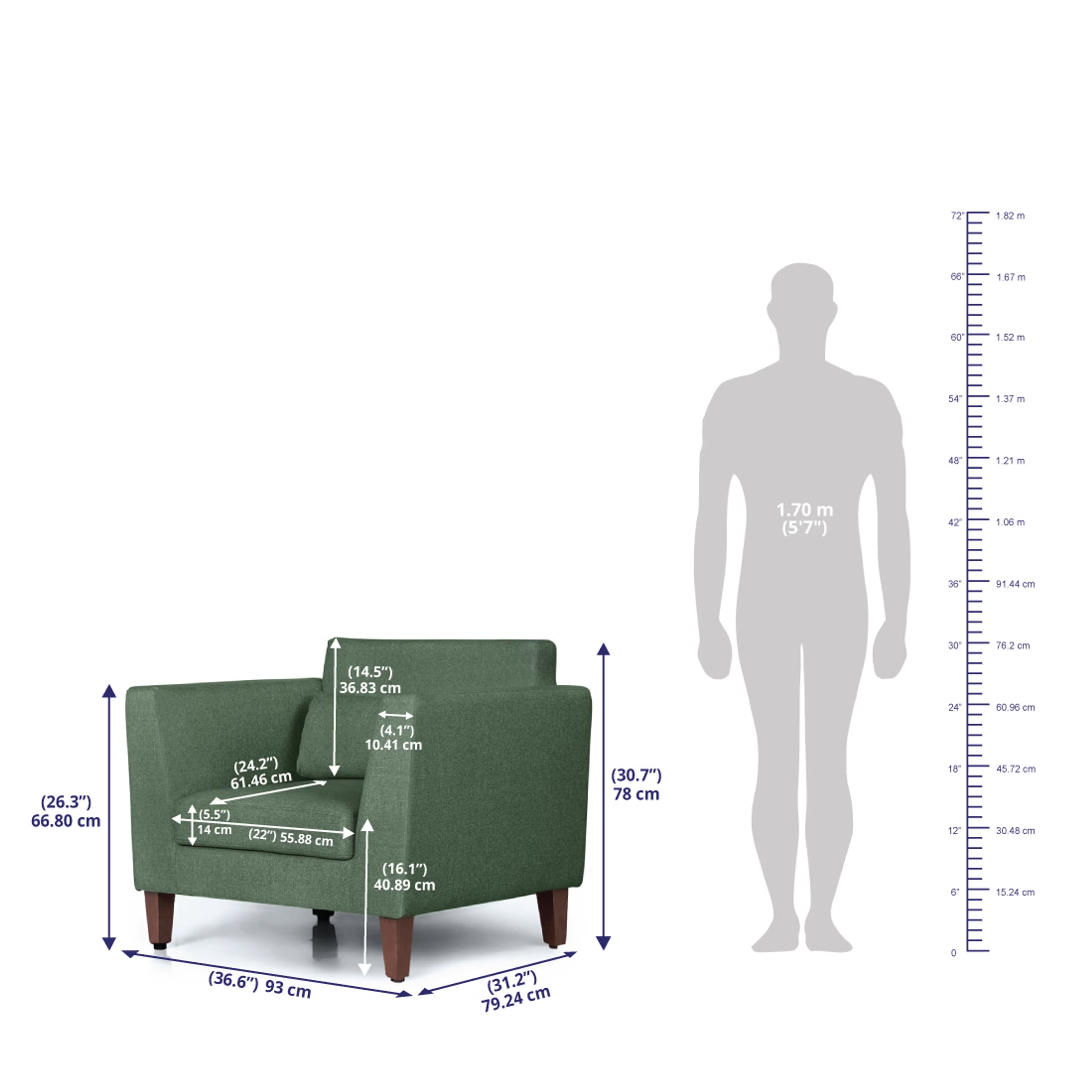 Wakefit SnoozePro Sofa Set (3+2+1) Omega Green Regular, 3 Seater + 2 Seater + 1 Seater, Omega Green 16 Wakefit SnoozePro Sofa Set (3+2+1) Omega Green Regular, 3 Seater + 2 Seater + 1 Seater, Omega Green