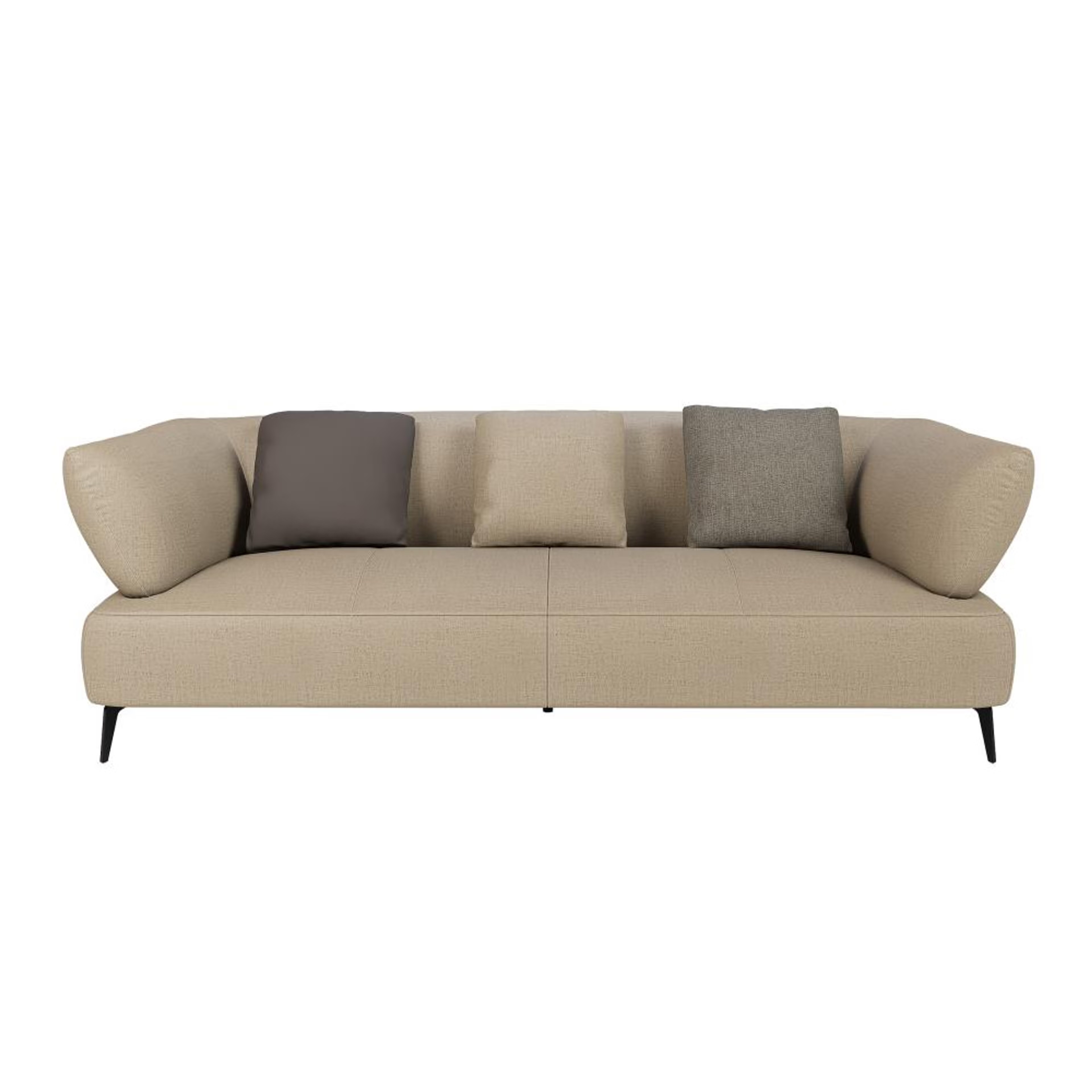 Home 46 Wakefit Nauru Sofa Set (3+2) Seater Regular, Set (3+2), White