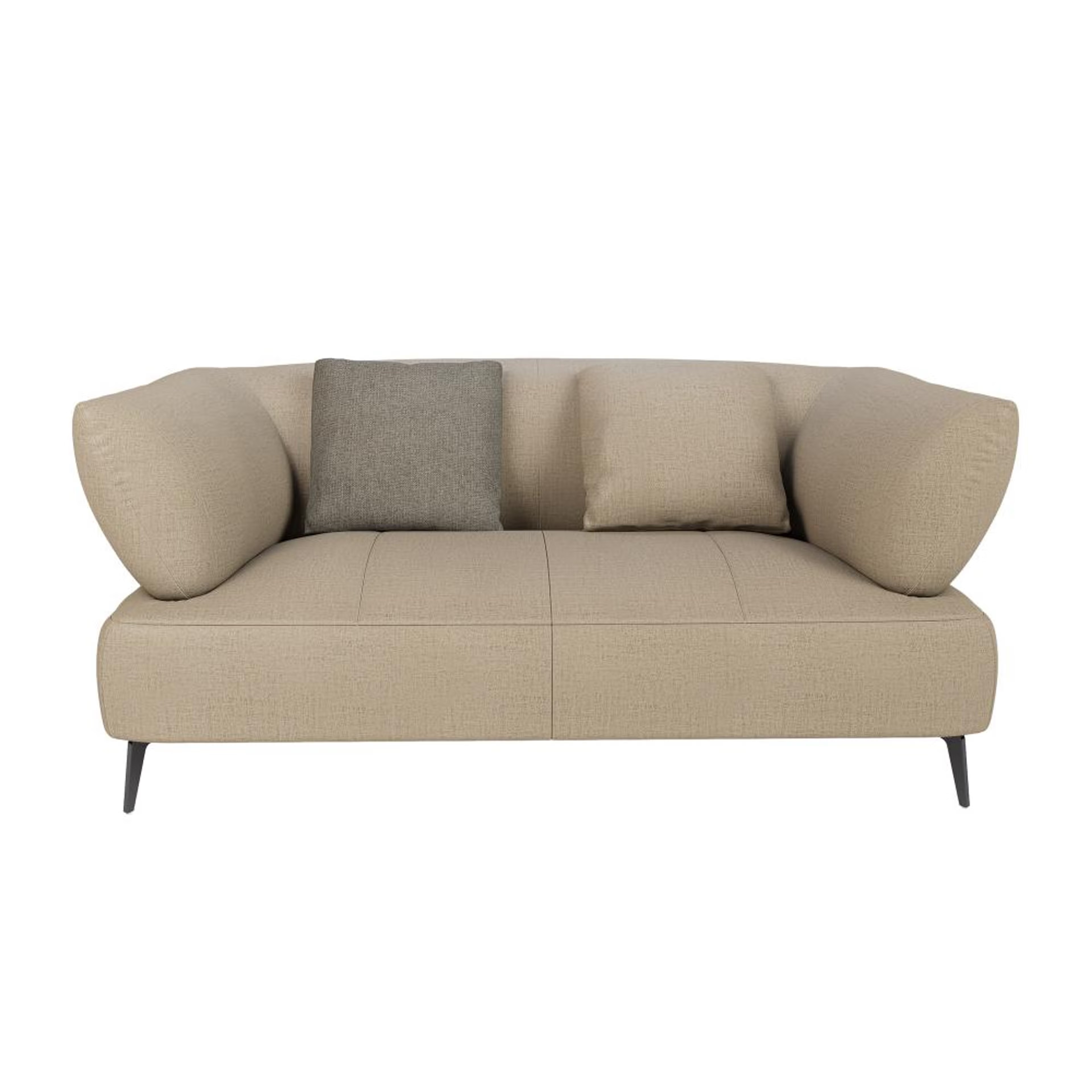 Home 47 Wakefit Nauru Sofa Set (3+2) Seater Regular, Set (3+2), White