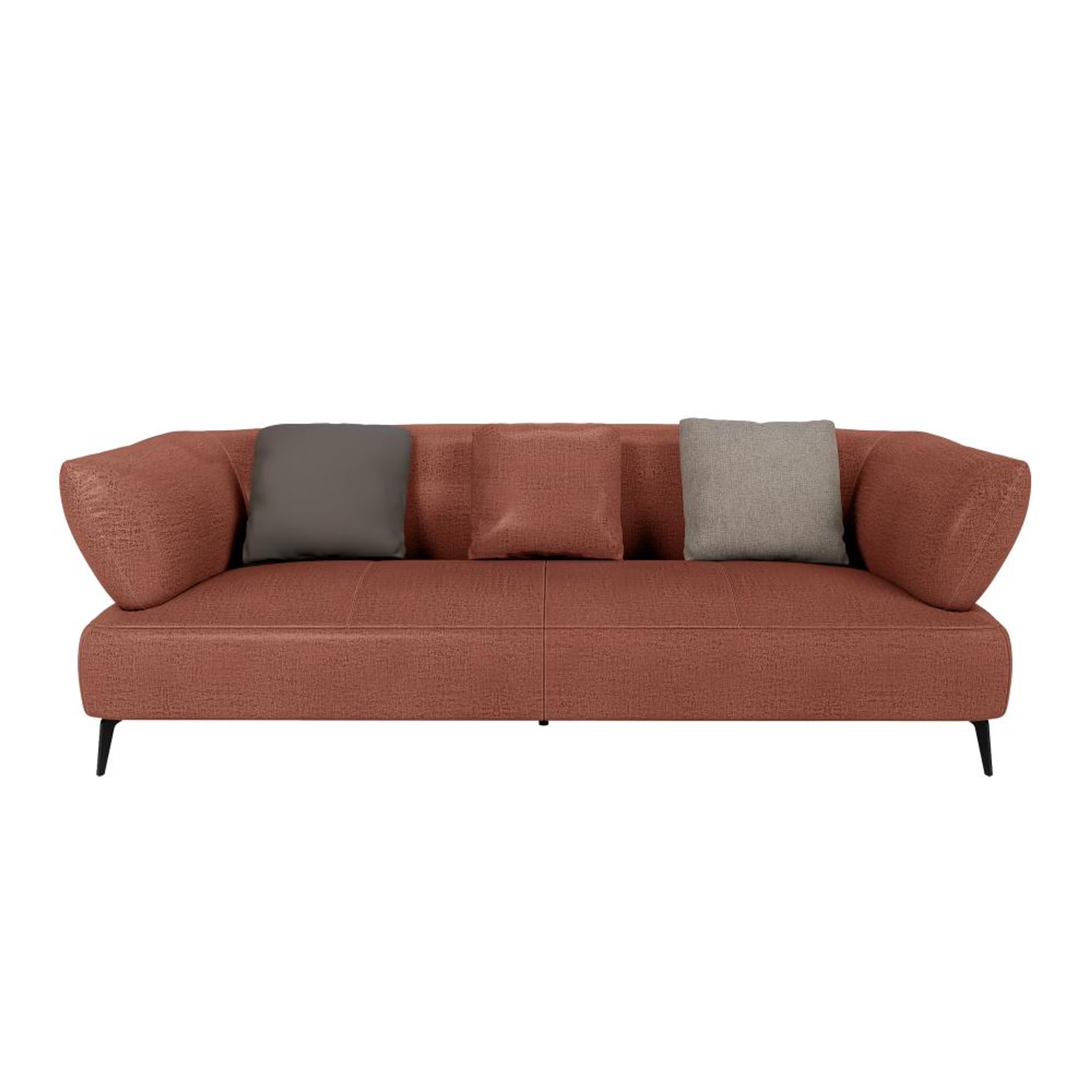 Home 35 Wakefit Nauru Sofa Set (3+2) Seater Regular, Set (3+2), Rose Brown