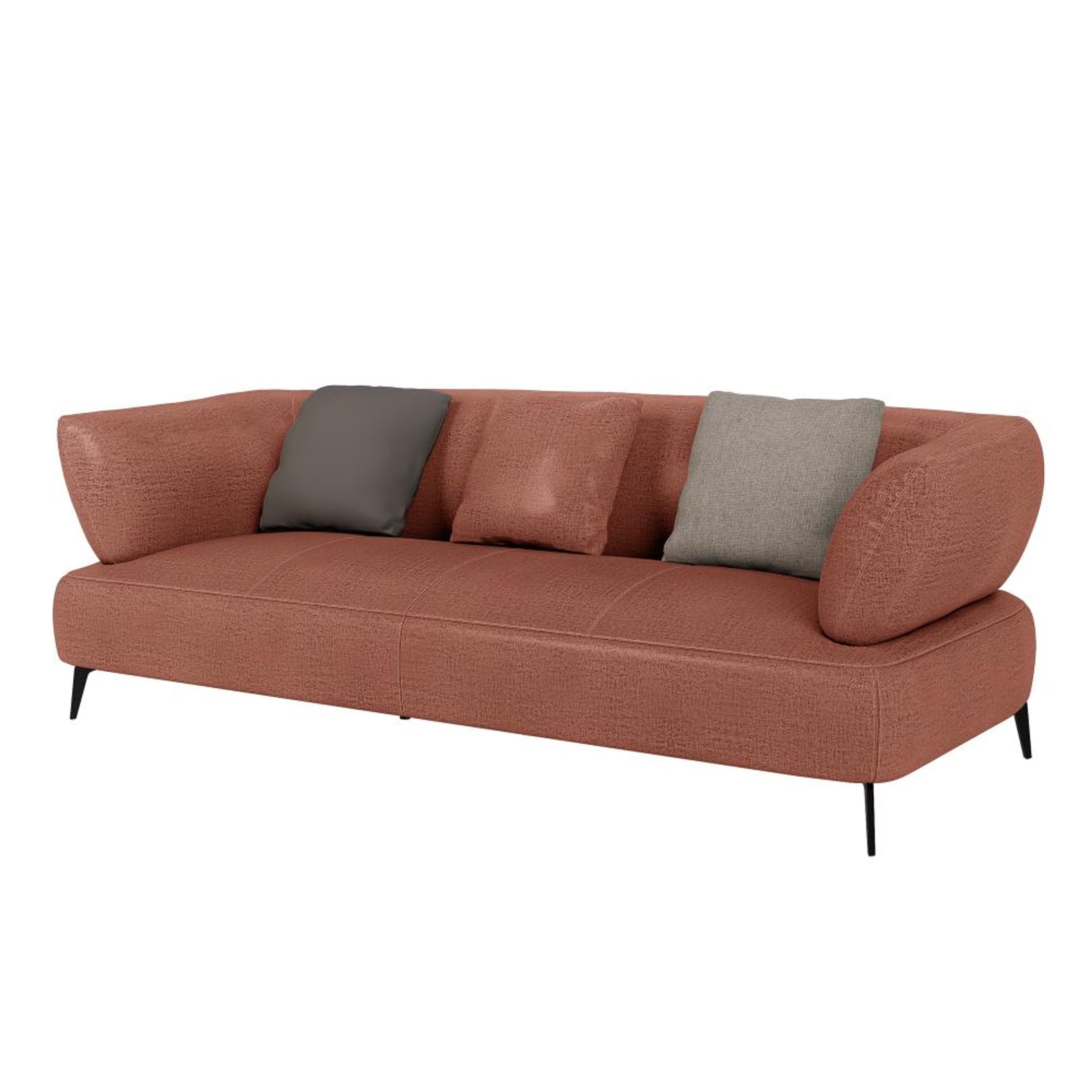 Wakefit Nauru Sofa Set (3+2) Seater Regular, Set (3+2), Rose Brown 4 Wakefit Nauru Sofa Set (3+2) Seater Regular, Set (3+2), Rose Brown