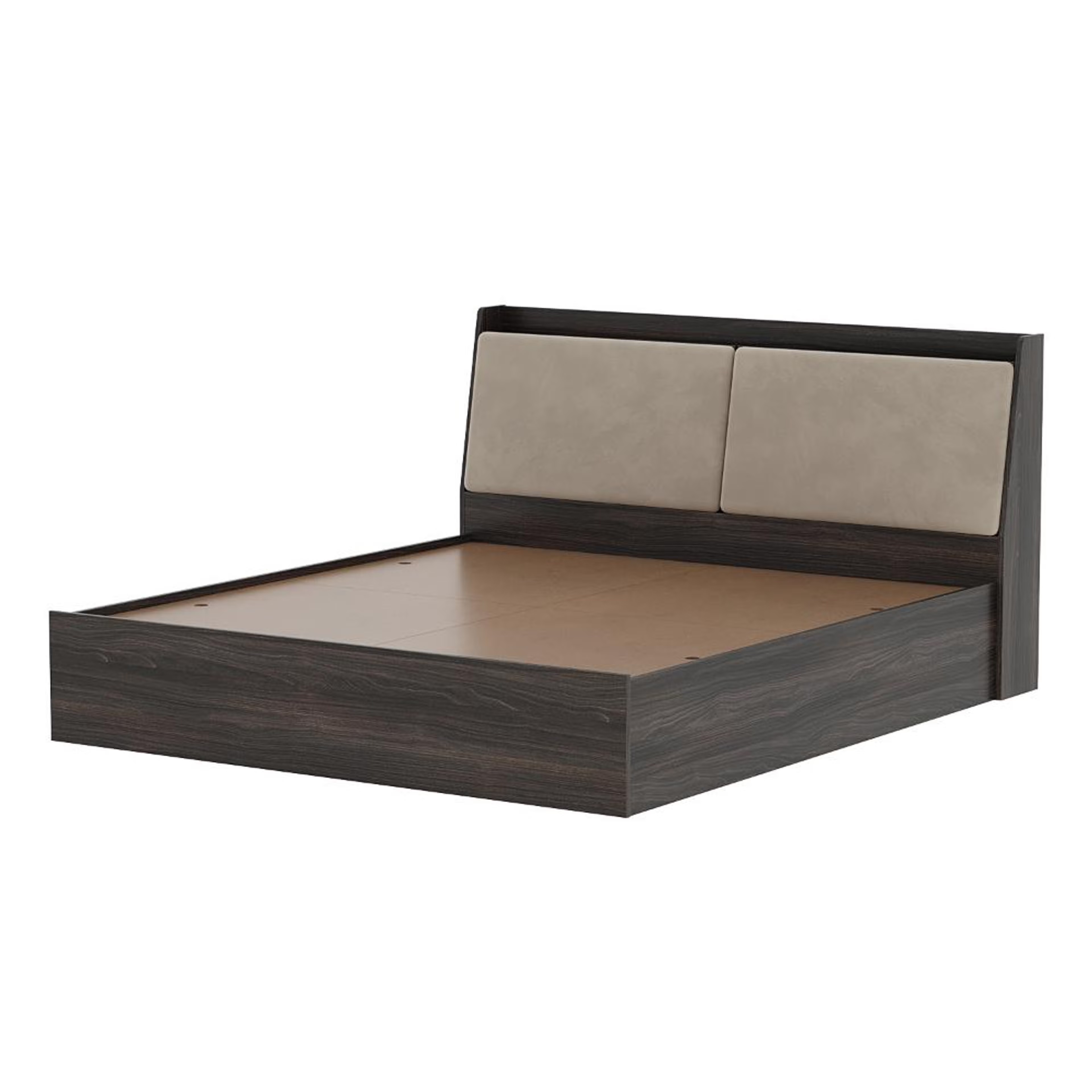 Wakefit Mars Upholstered Headboard storage Bed Wyoming maple - King Size - Velvet tuscan tan King - 78" x 72 4 Wakefit Mars Upholstered Headboard storage Bed Wyoming maple - King Size - Velvet tuscan tan King - 78" x 72\