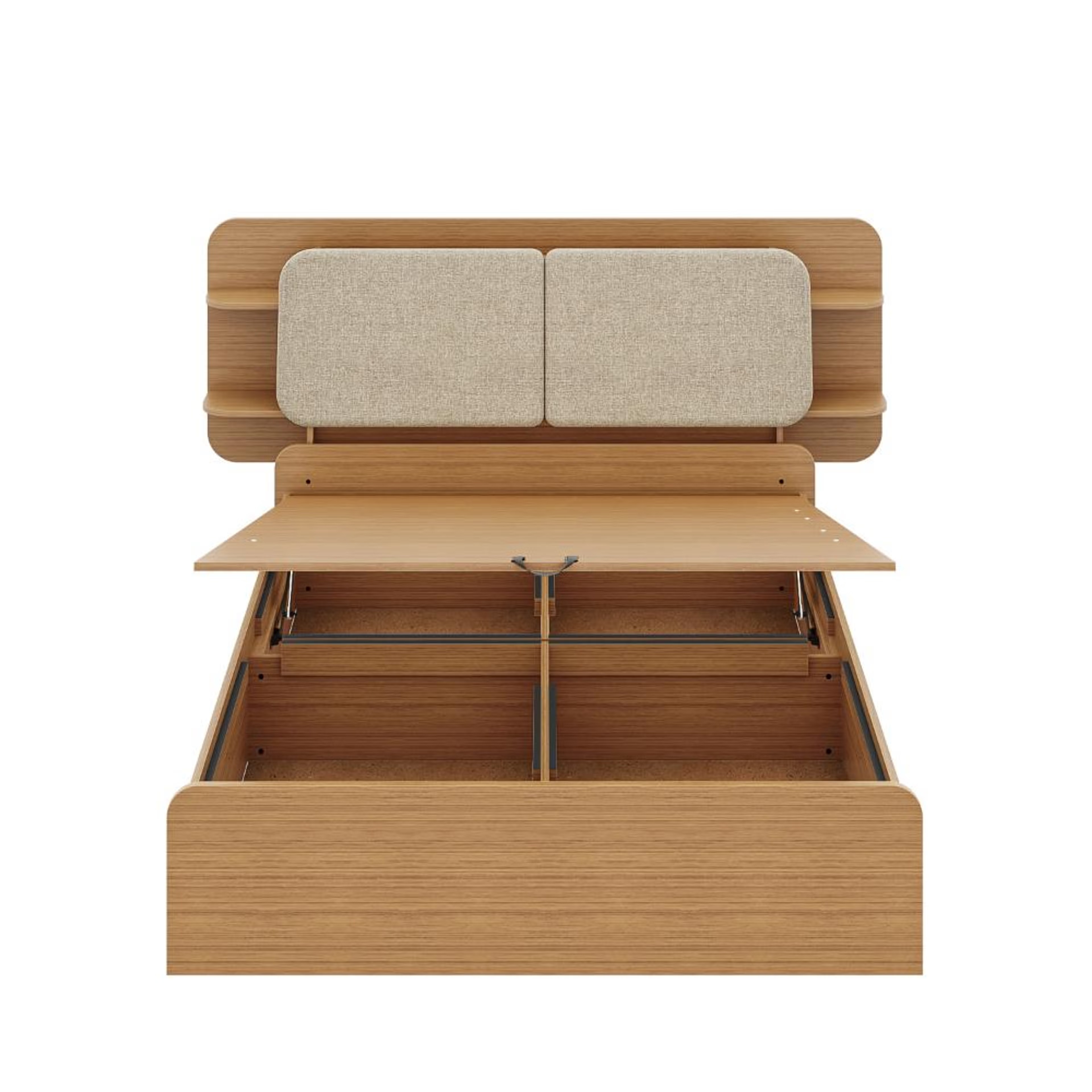 Wakefit Scandi Queen Storage with Hydraulic mechanism with Reflection White Fabric Queen - 78" x 60 6 Wakefit Scandi Queen Storage with Hydraulic mechanism with Reflection White Fabric Queen - 78" x 60\