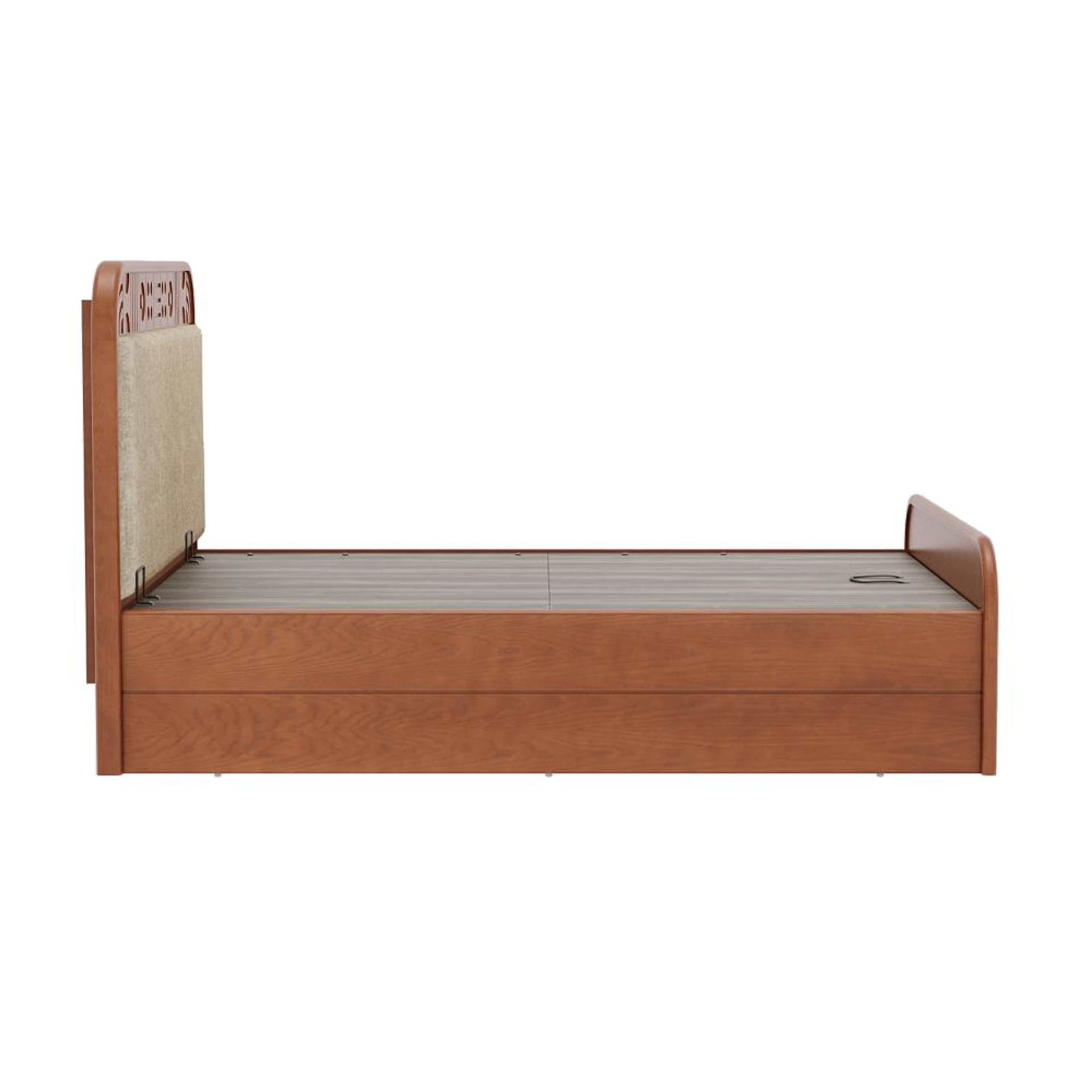 Home 39 Wakefit Lunarix Queen Hydraulic Storage with Upholstery Solid Wood Bed Queen - 78" x 60\