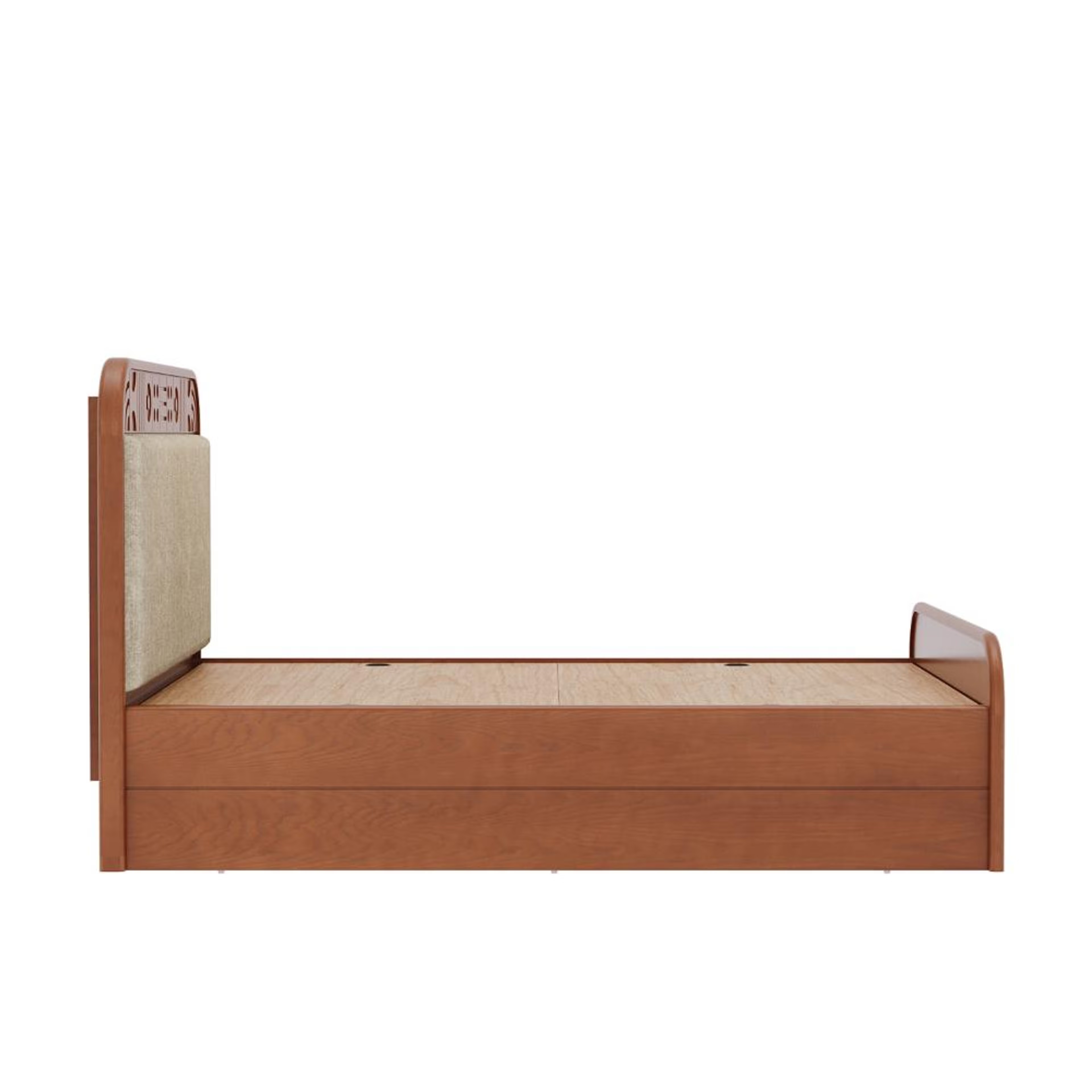 Home 30 Wakefit Lunarix Queen Storage with Upholstery Solid Wood Bed Queen - 78" x 60\