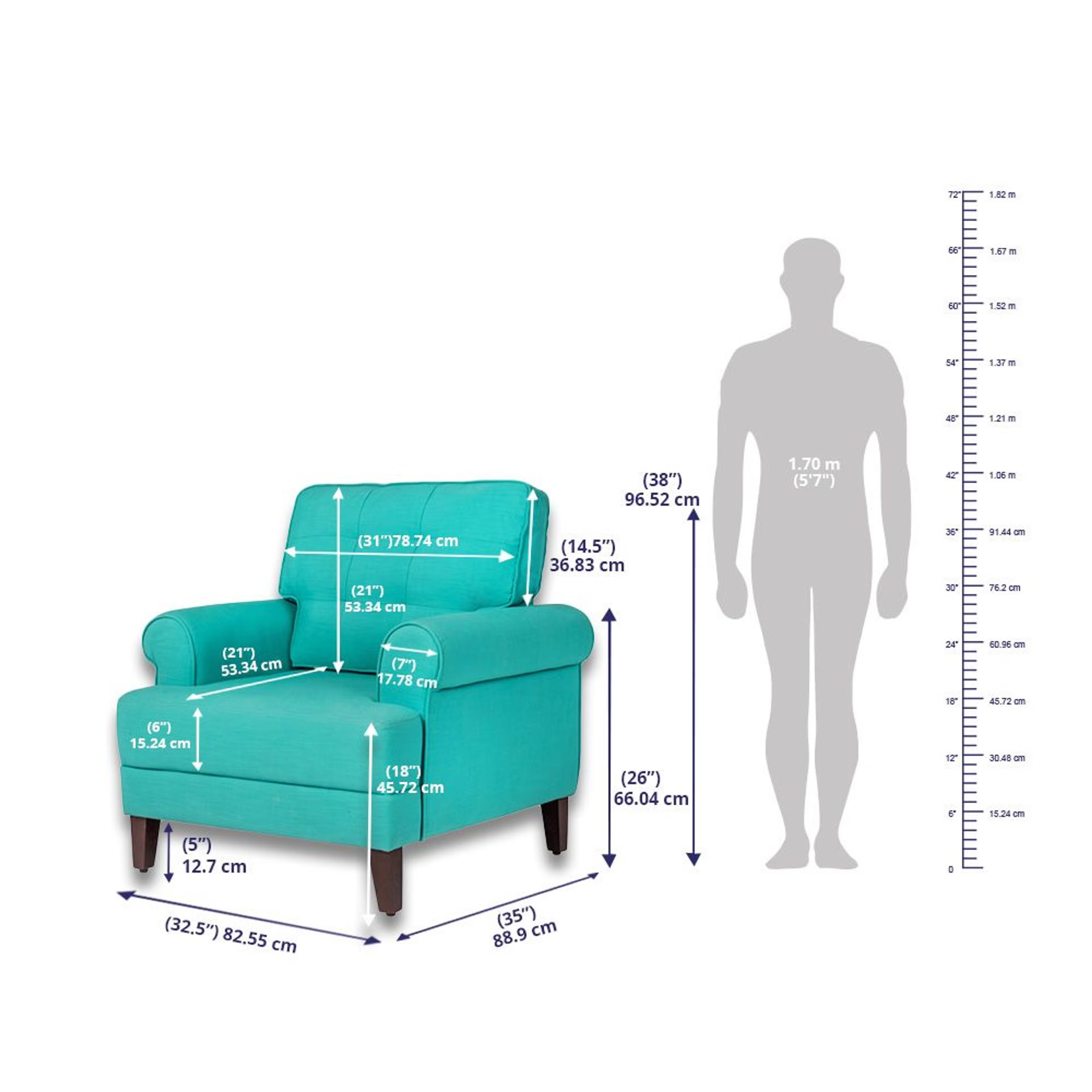 Wakefit Dreamer Sofa Set (3+2+1) Regular, 3 + 2 + 1, Lagoon 16 Wakefit Dreamer Sofa Set (3+2+1) Regular, 3 + 2 + 1, Lagoon
