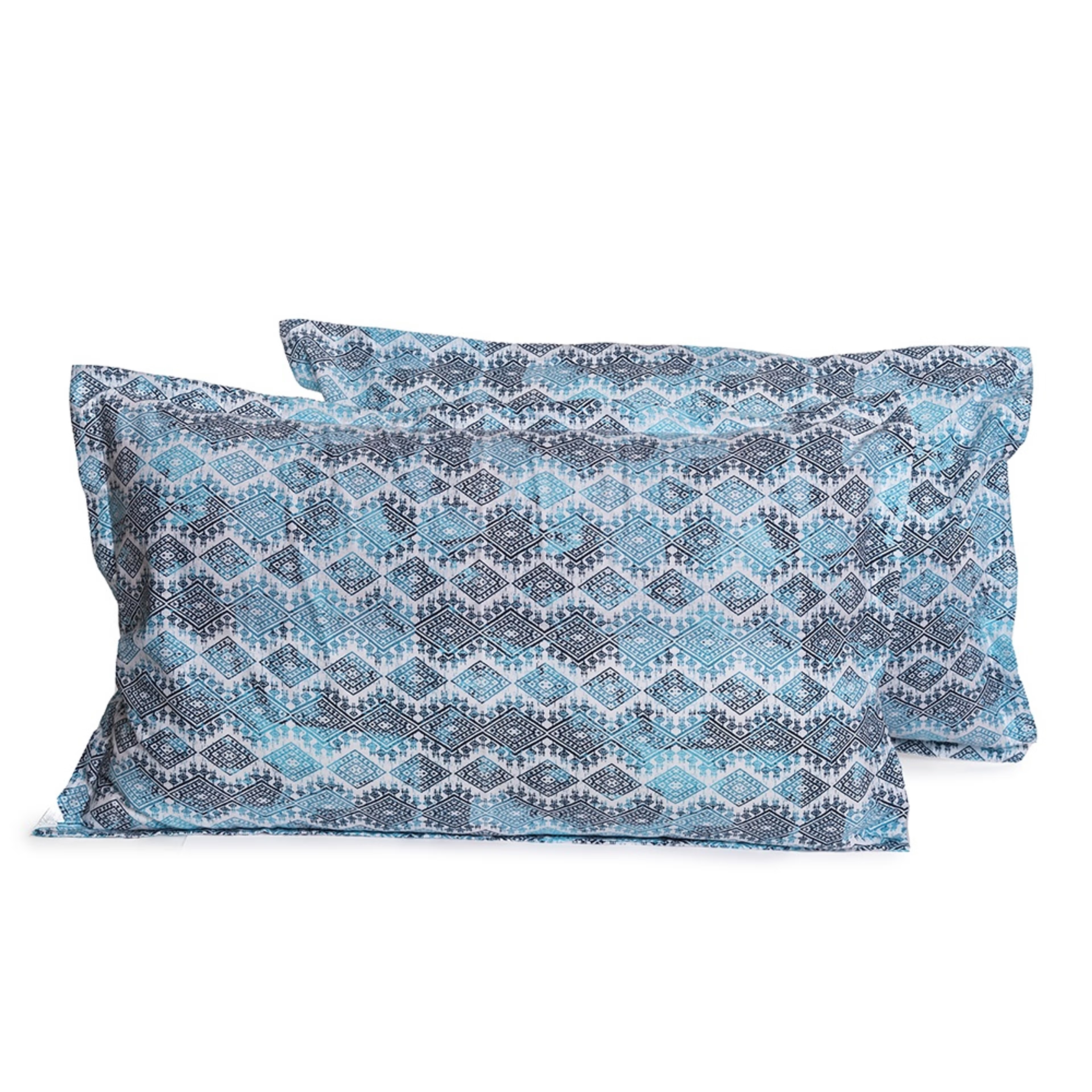 100% Cotton&nbsp;Pillow&nbsp;Cover | Standard Size 27x18 Inch | Set Of 2 | 144 TC | Seher Standard, Set of 2, Cotton, Seher