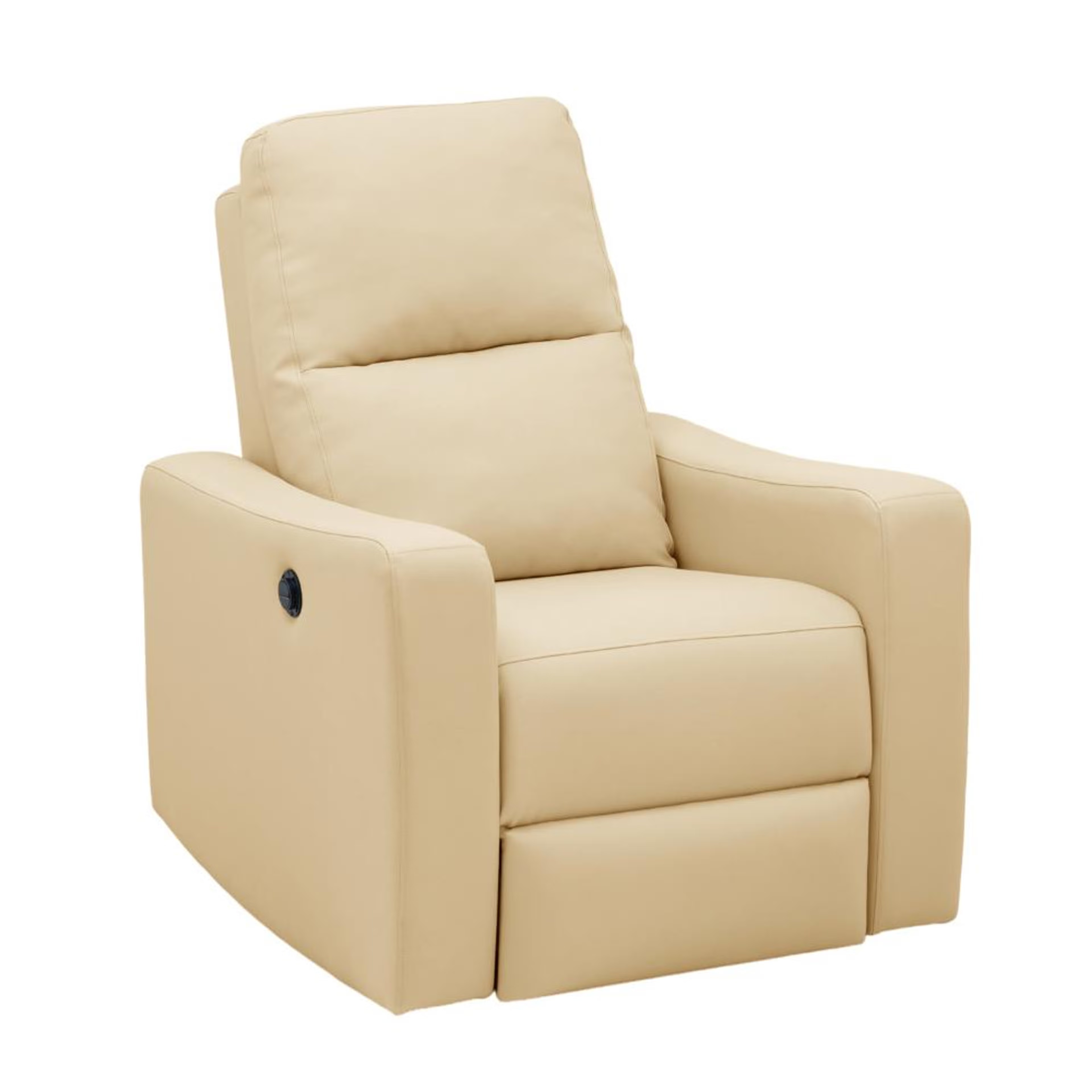 Wakefit Muser Recliner - Electric Regular, 1 Seater, Butterscotch