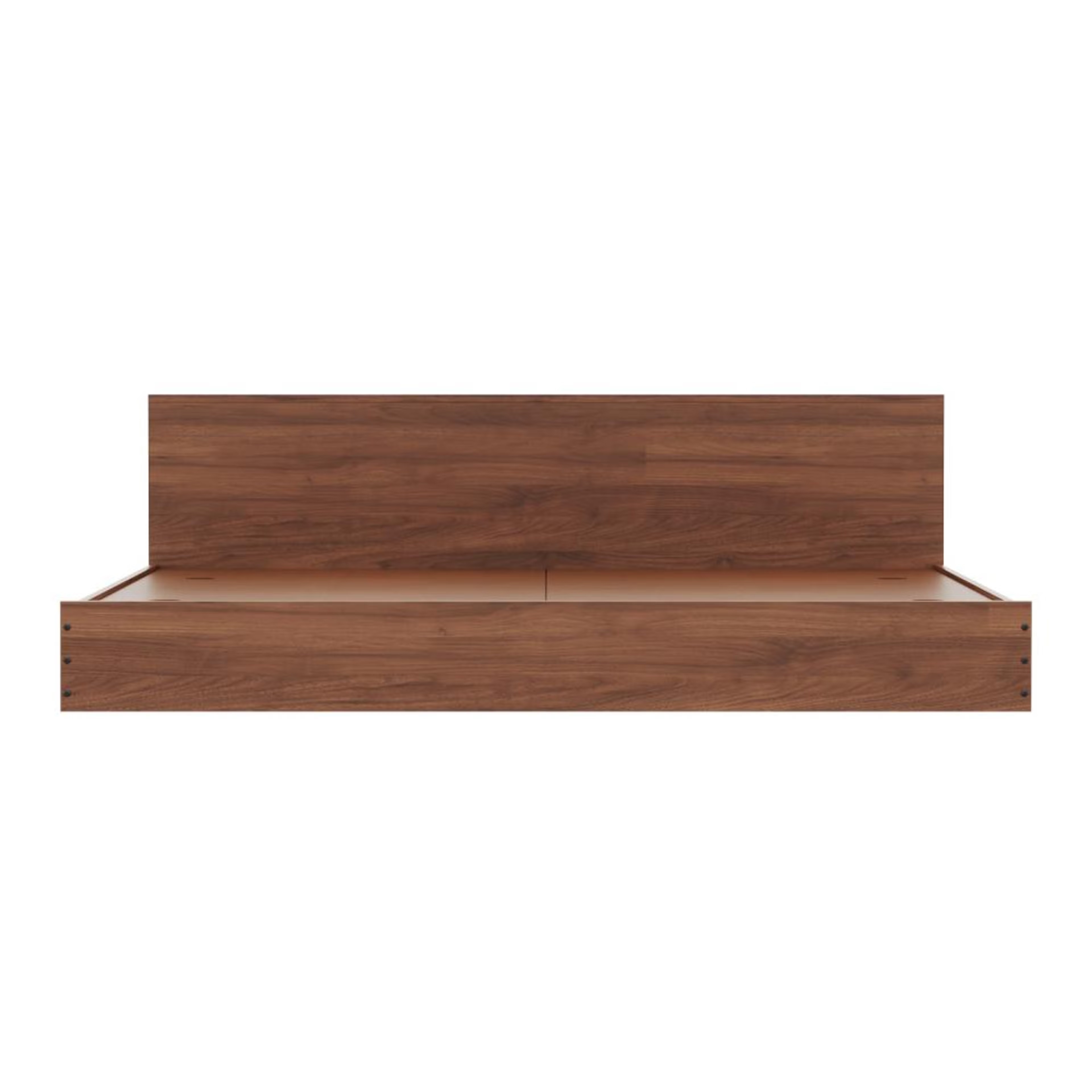 Home 44 Wakefit Cosmo Platform Low Height Engineered Wood Bed Queen - 78" x 60\
