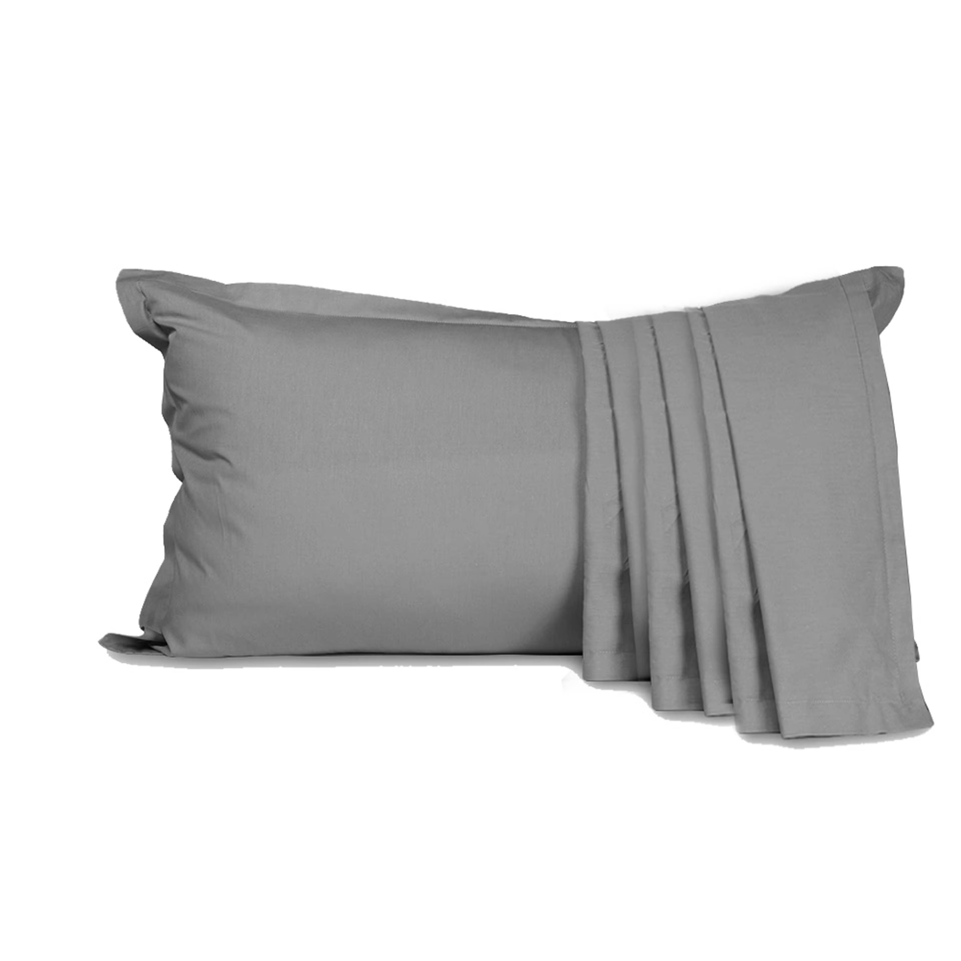 Home 29 Wakefit 100% Cotton 144 TC Pillow Cover, Standard, Grey, Set of 4 Standard, Set of 4, Cotton, Grey