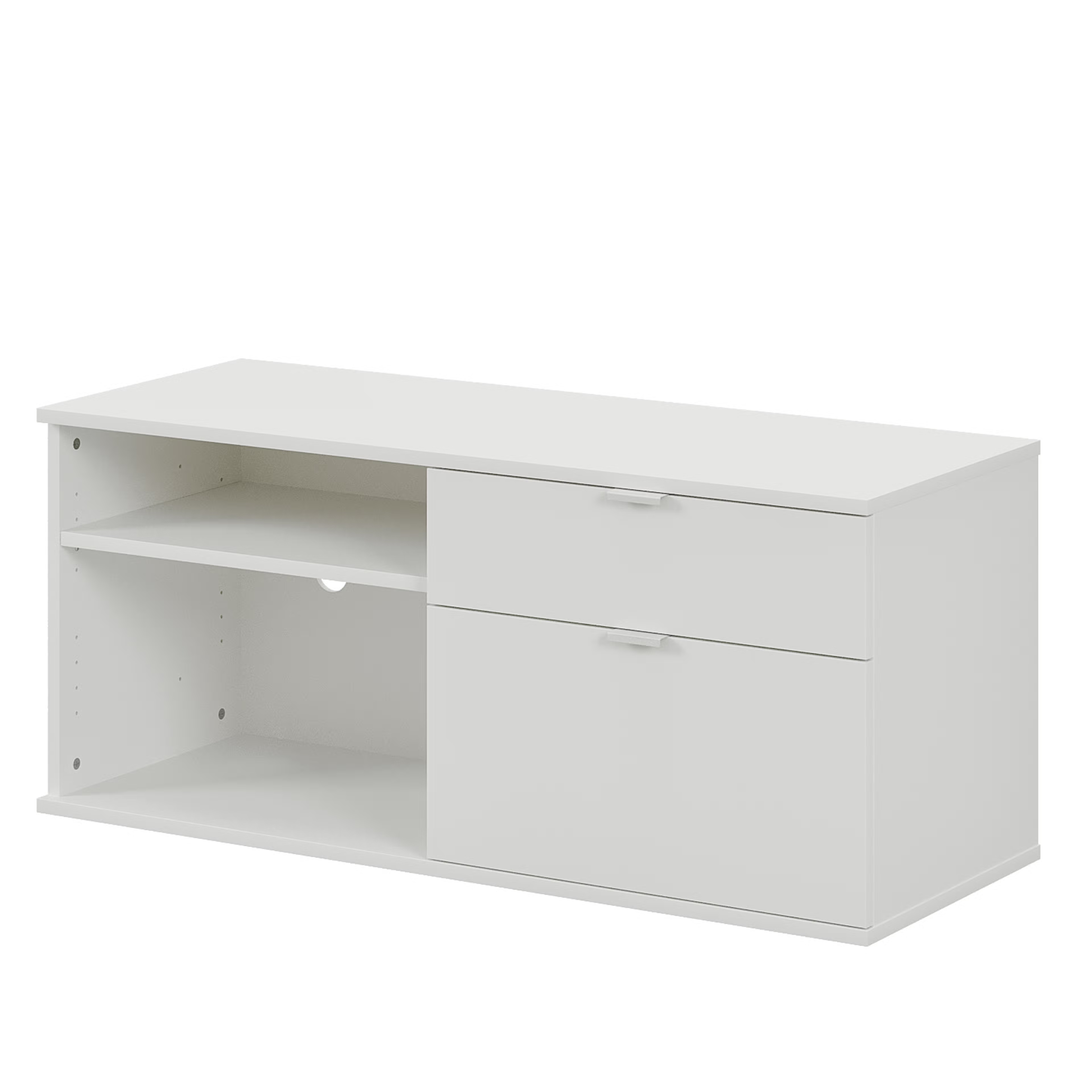 Wakefit Serendipity TV Unit (Frosty White) Frosty White