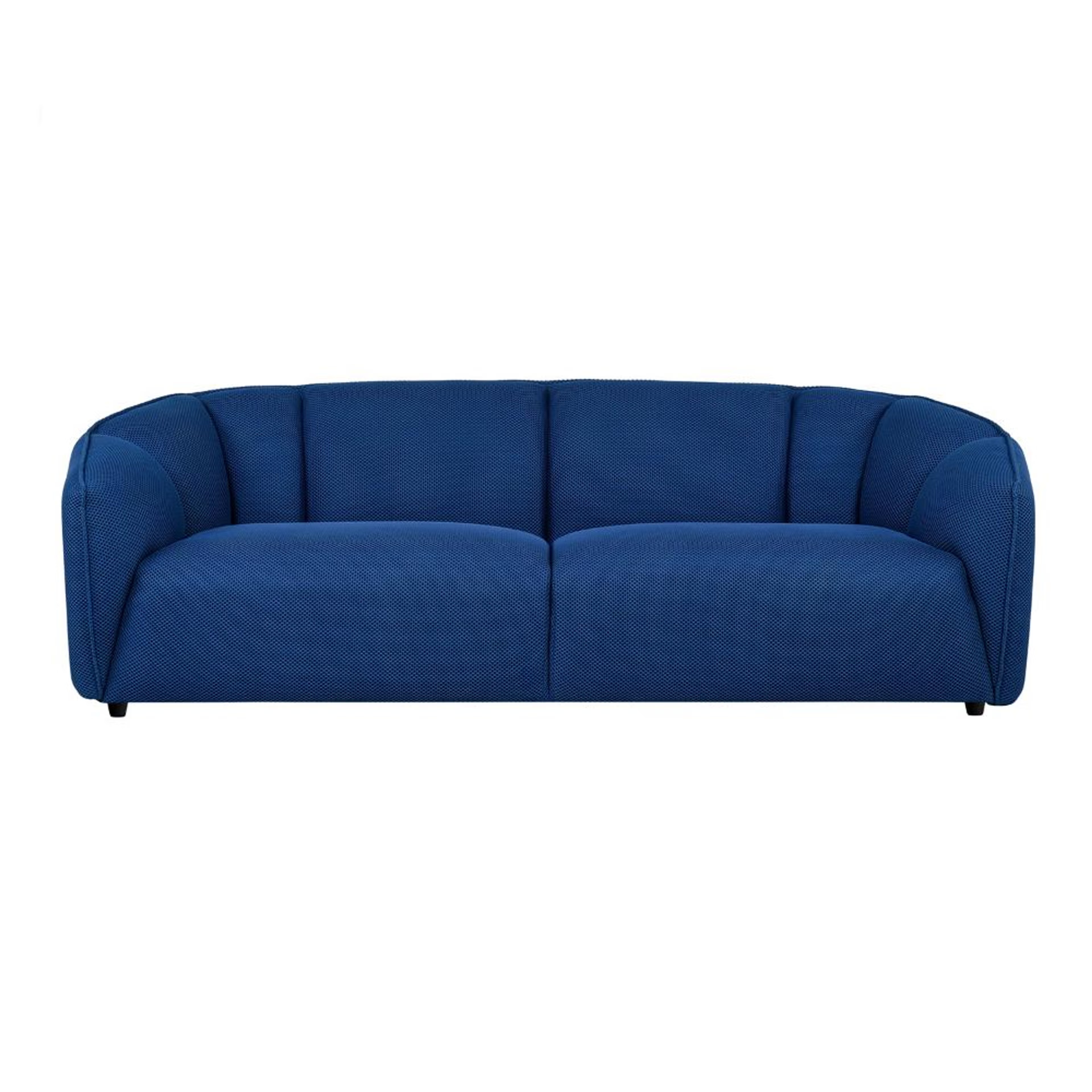 Home 33 Wakefit Gozo Sofa - Three Seater Regular, Three Seater, Blue