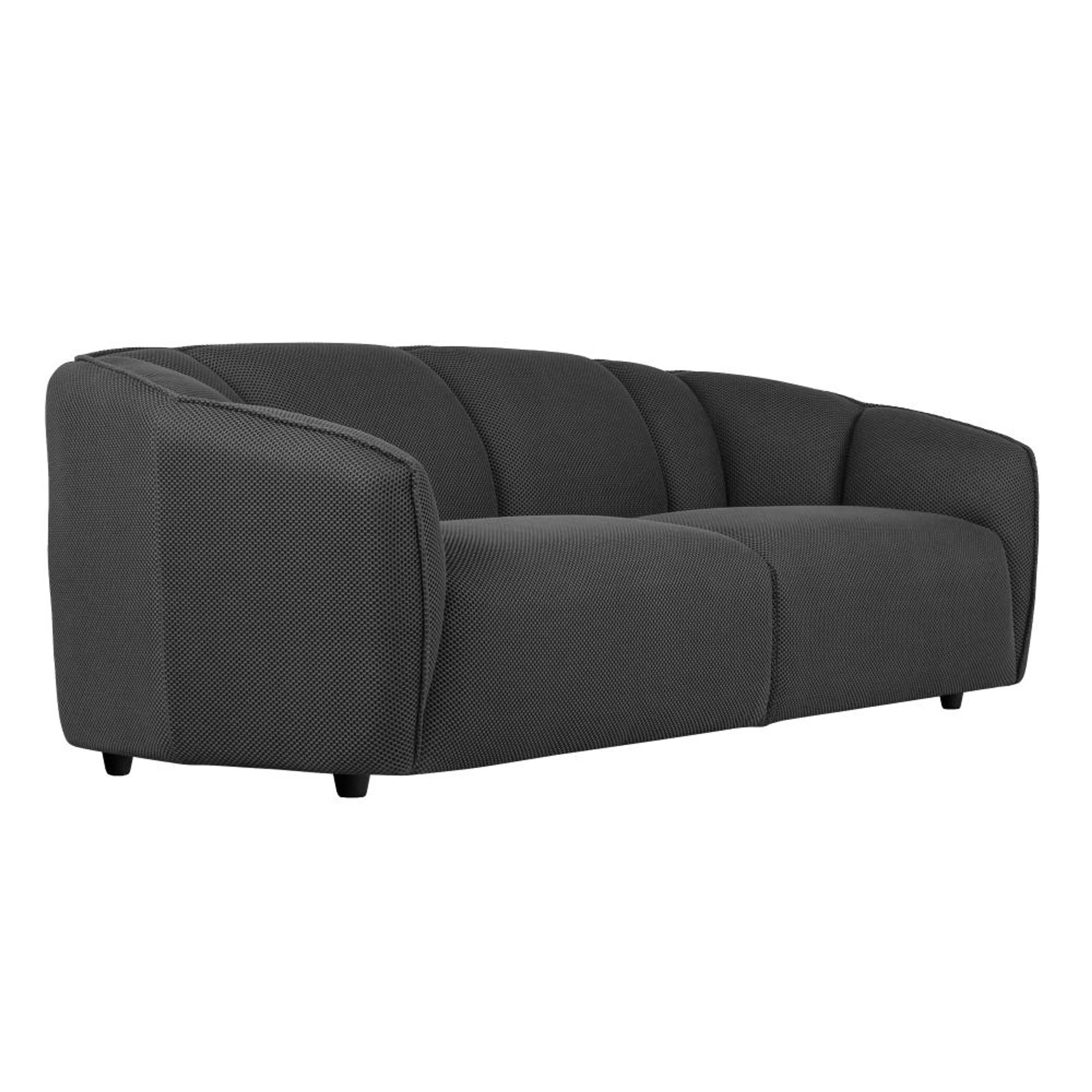 Wakefit Gozo Sofa - Three Seater Regular, Three Seater, Grey